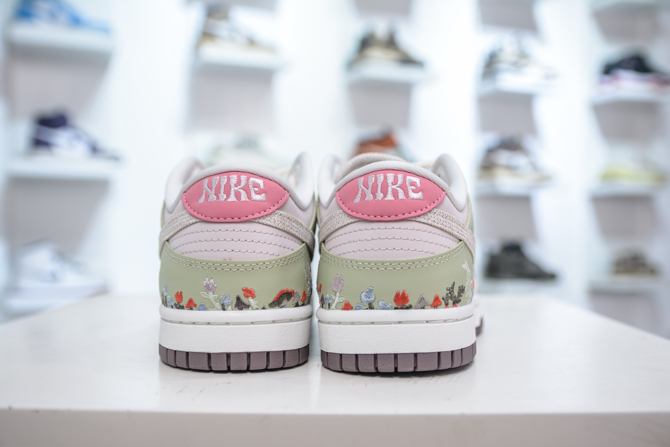 Nike Dunk Low Women's Sneakers Mushroom/Green/Pink - Size 35.5 to 40 3 i1750773830704 4058 0 1