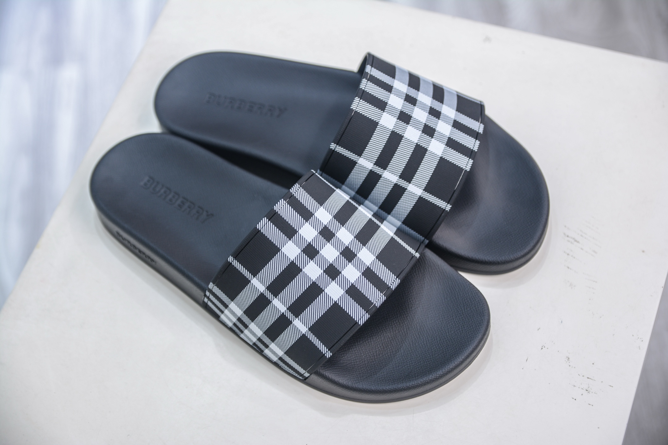 Burberry Vintage Check Slides | Summer Classic Plaid Sandals for Men & Women 7 i1750774619742 9710 0 6