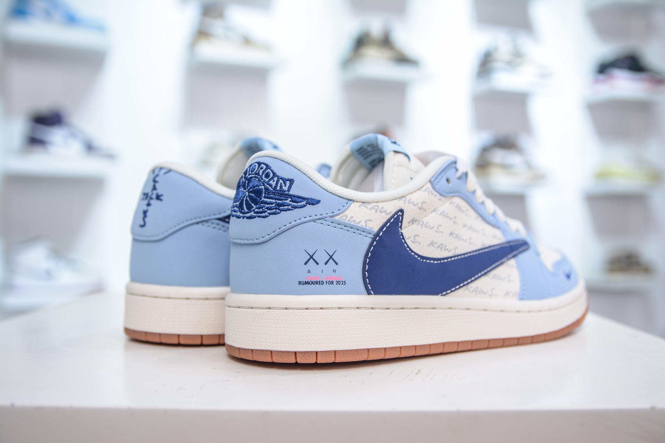TS x Air Jordan x Kaws AJ1 Low White Blue 6 i1750859458562 9365 0 5