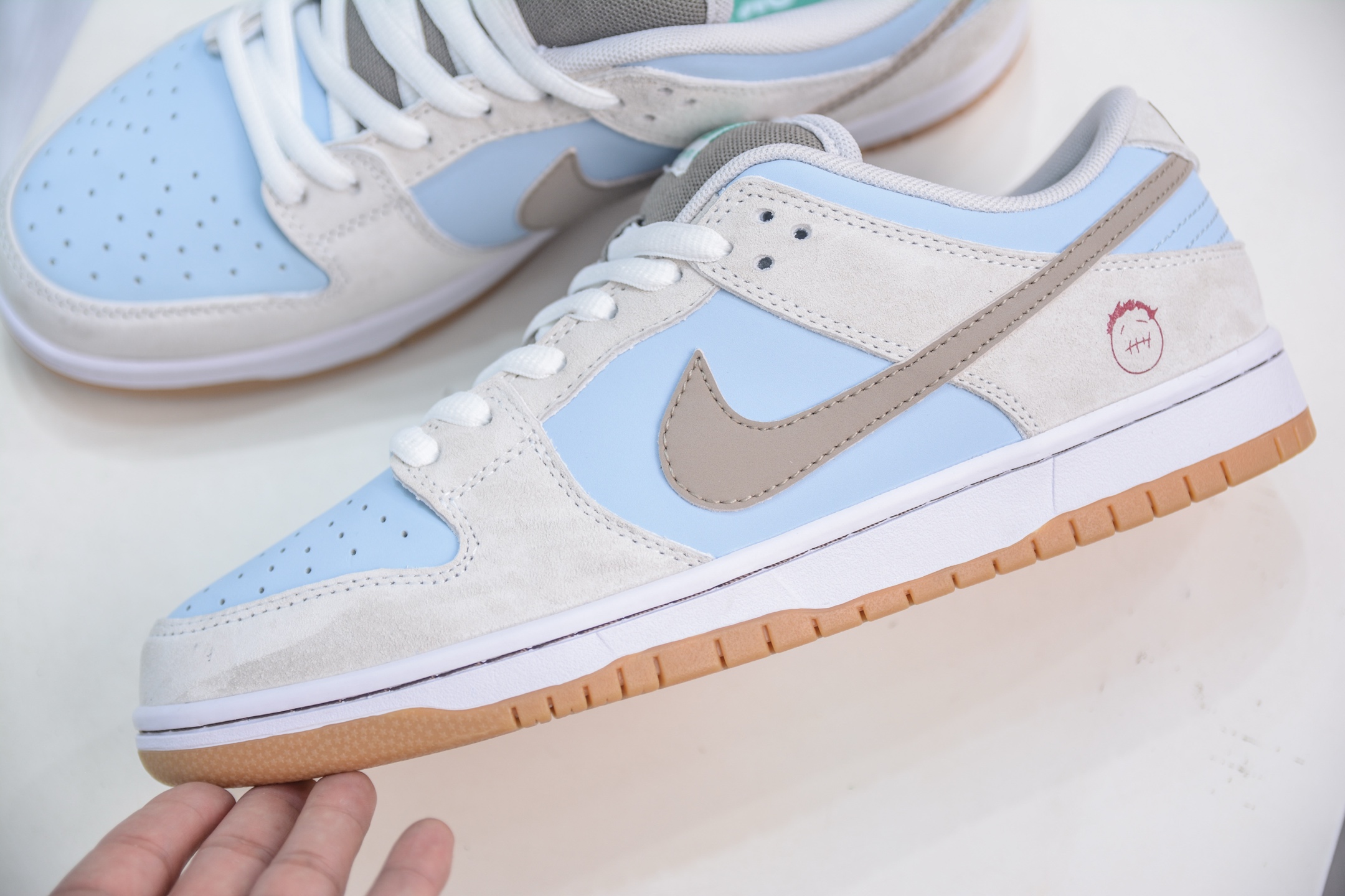 Nike SB Dunk Low 'Coffee Boy' Light Blue Mocha Sneakers - HF3704 001 8 i1750860247526 8171 0 6