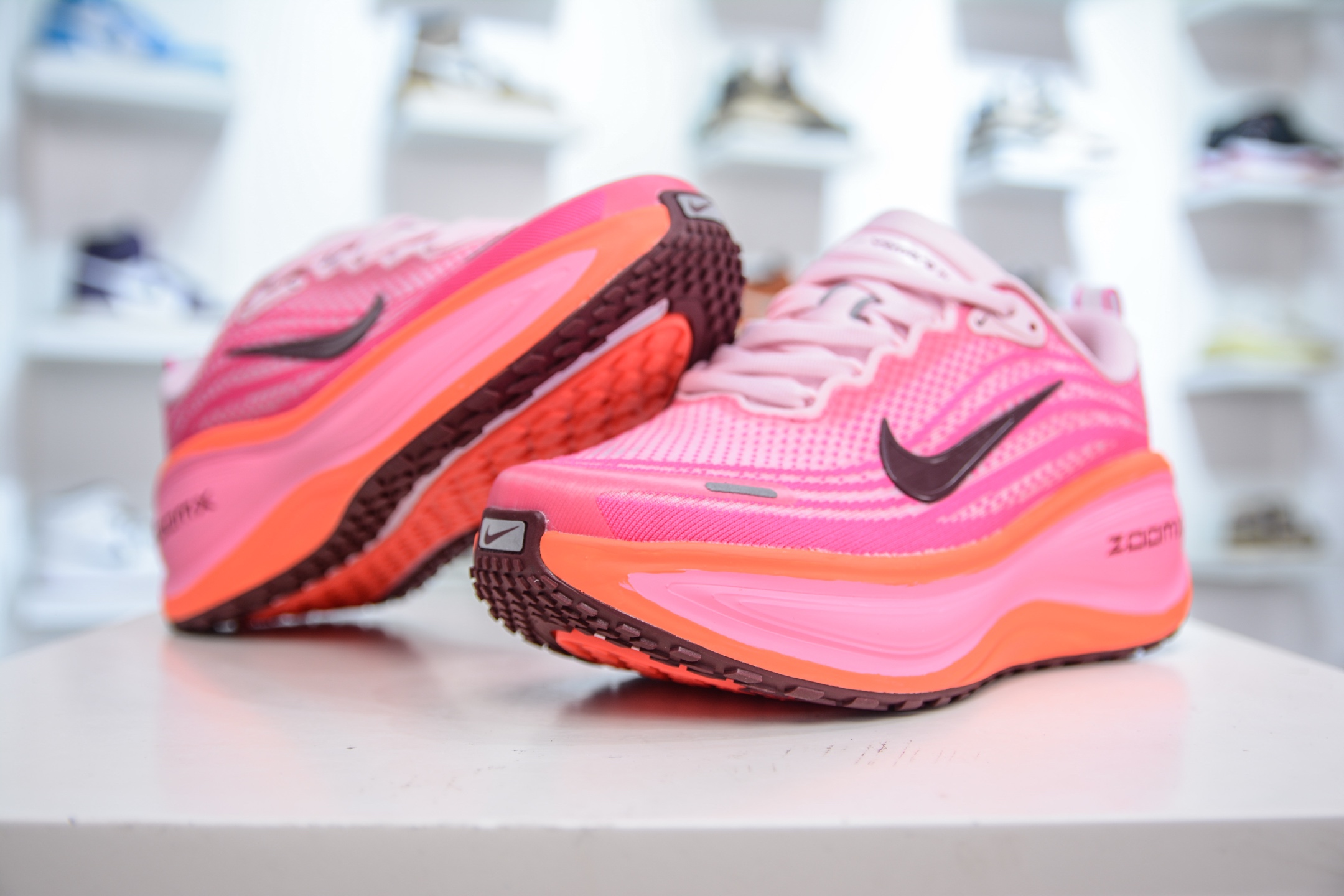 Nike Air Zoom Vomero PLUS Running Shoes - Pink - Size 36-40 - HV8154 604 4 i1751037851029 8783 0 3