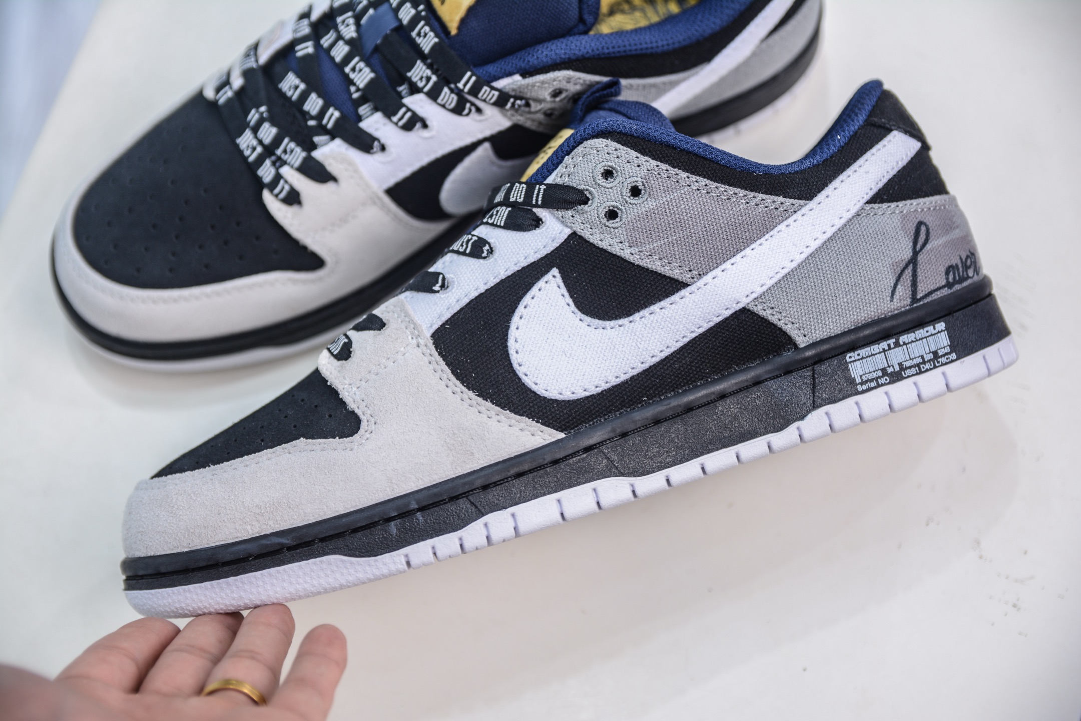 Nike SB Dunk Low Blue Grey Canvas Affordable King DX6775-400 Sneakers 7 i1751038087429 378 0 6