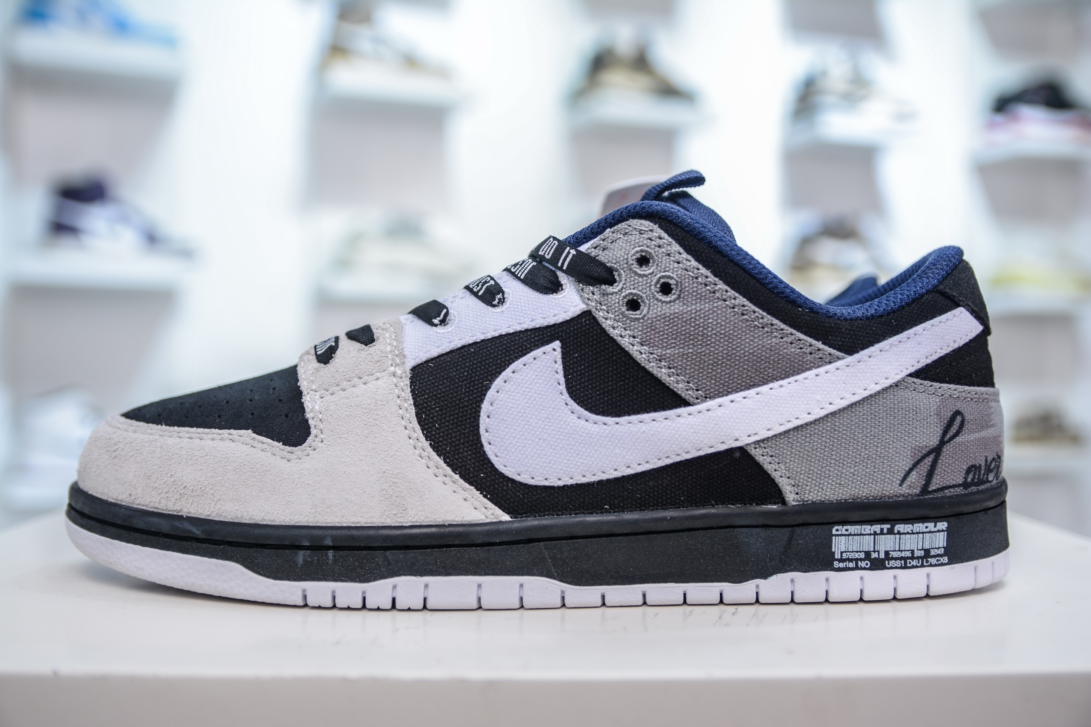 Nike SB Dunk Low Blue Grey Canvas Affordable King DX6775-400 Sneakers 1 i1751038087521 4628 0 0