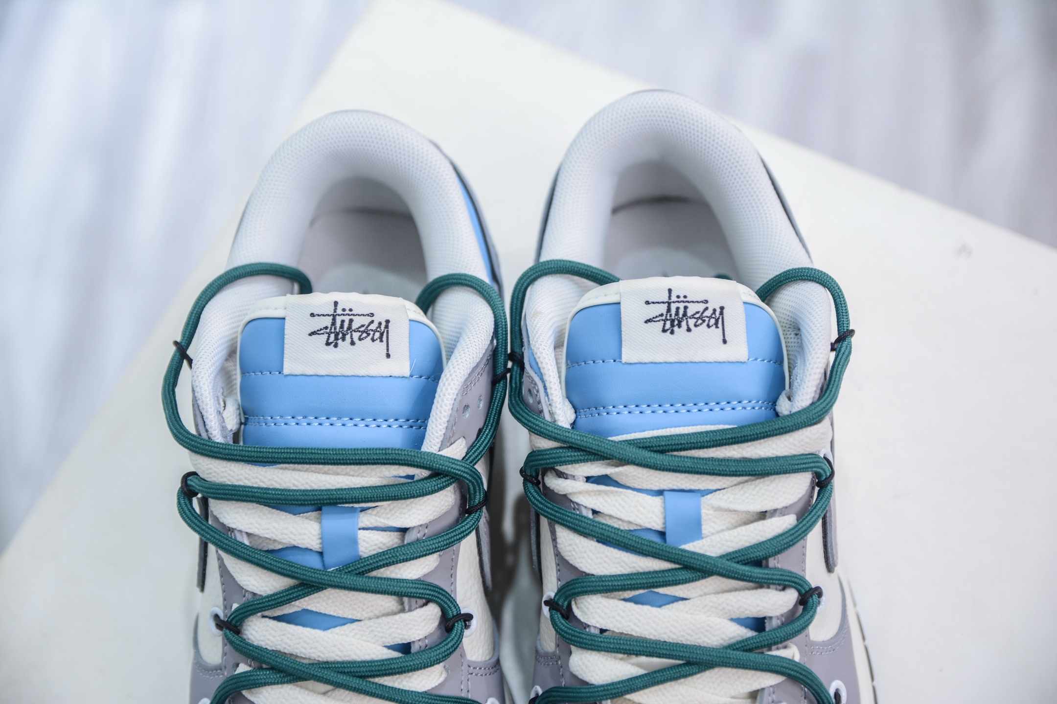 Nike SB Dunk Low x Stussy White Grey Blue: Premium Comfort and Style 9 i1751038907823 647 0 7