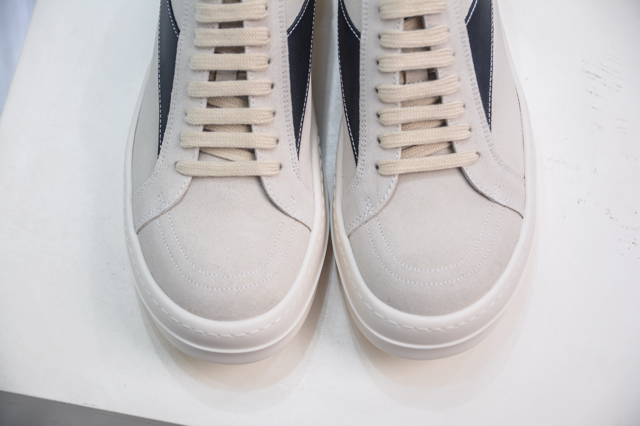 Rick Owens RO Low-Top Casual Sneakers Suede Leather Fashion Shoes, Beige, Sizes 38-46 9 i1751128147846 2147 0 8