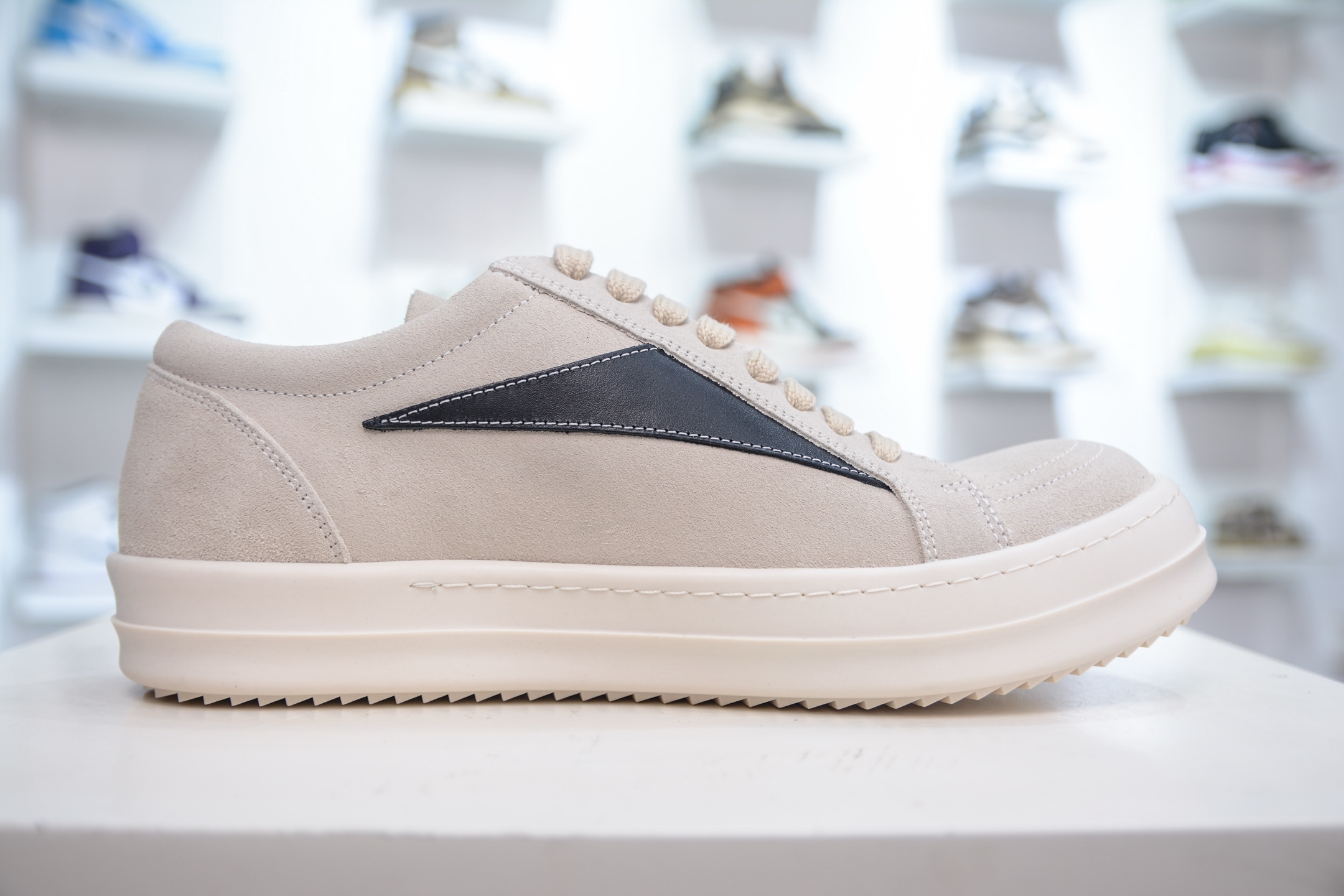Rick Owens RO Low-Top Casual Sneakers Suede Leather Fashion Shoes, Beige, Sizes 38-46 3 i1751128151029 5695 0 2