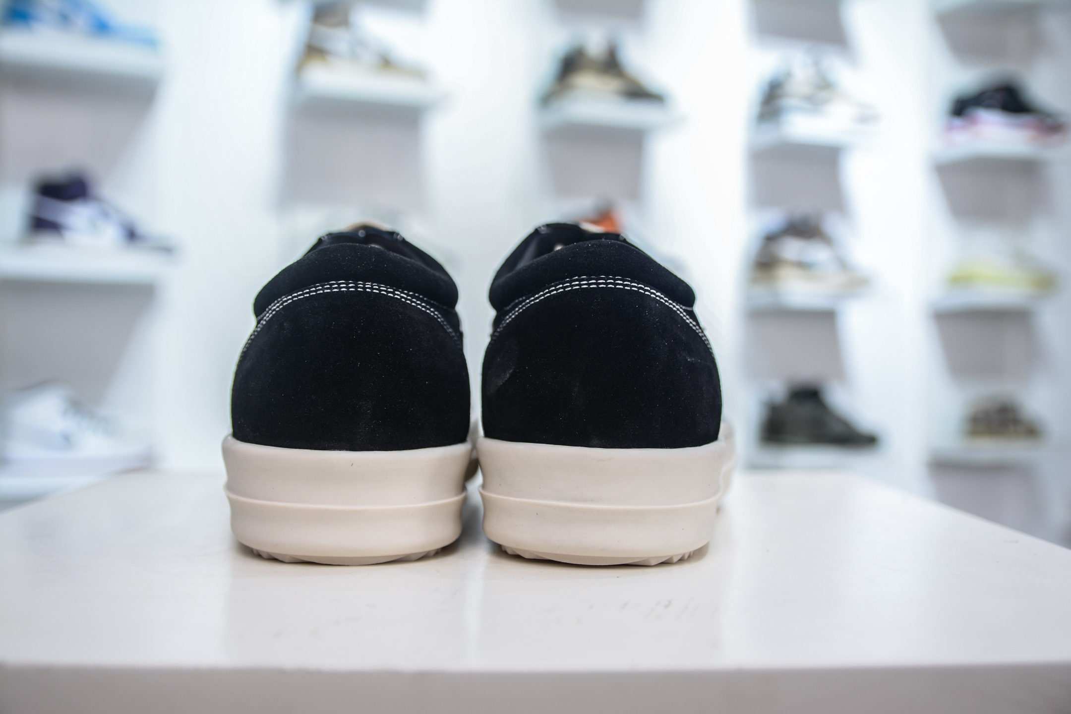 Rick Owens DRKSHDW Low Canvas Sneakers - Black/Milk - EU 38-46 3 i1751128217745 9971 0 1