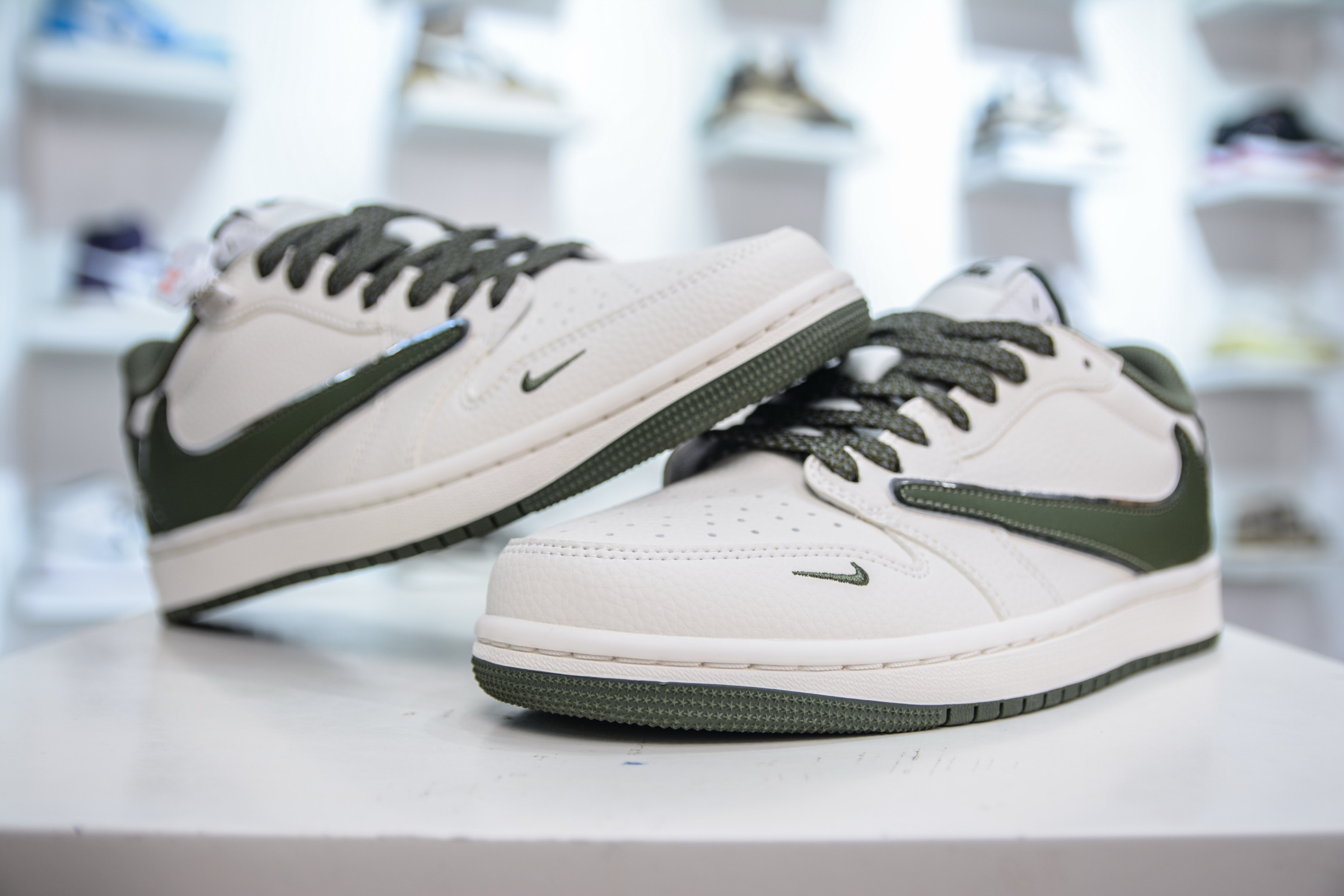 270 TS x Air Jordan x Stussy AJ1 Low 倒钩低帮联名斯图西-米白绿 ST5696-263-Chinese UA Cheap High Quatity Brand Clothes Bags handbags Sneakers wholesale wholesaler seller from China Factory suppliers Fashion Clothing Shoes best Quality Beautiful Price 270 TS x Air Jordan x Stussy AJ1 Low 倒钩低帮联名斯图西-米白绿 ST5696-263