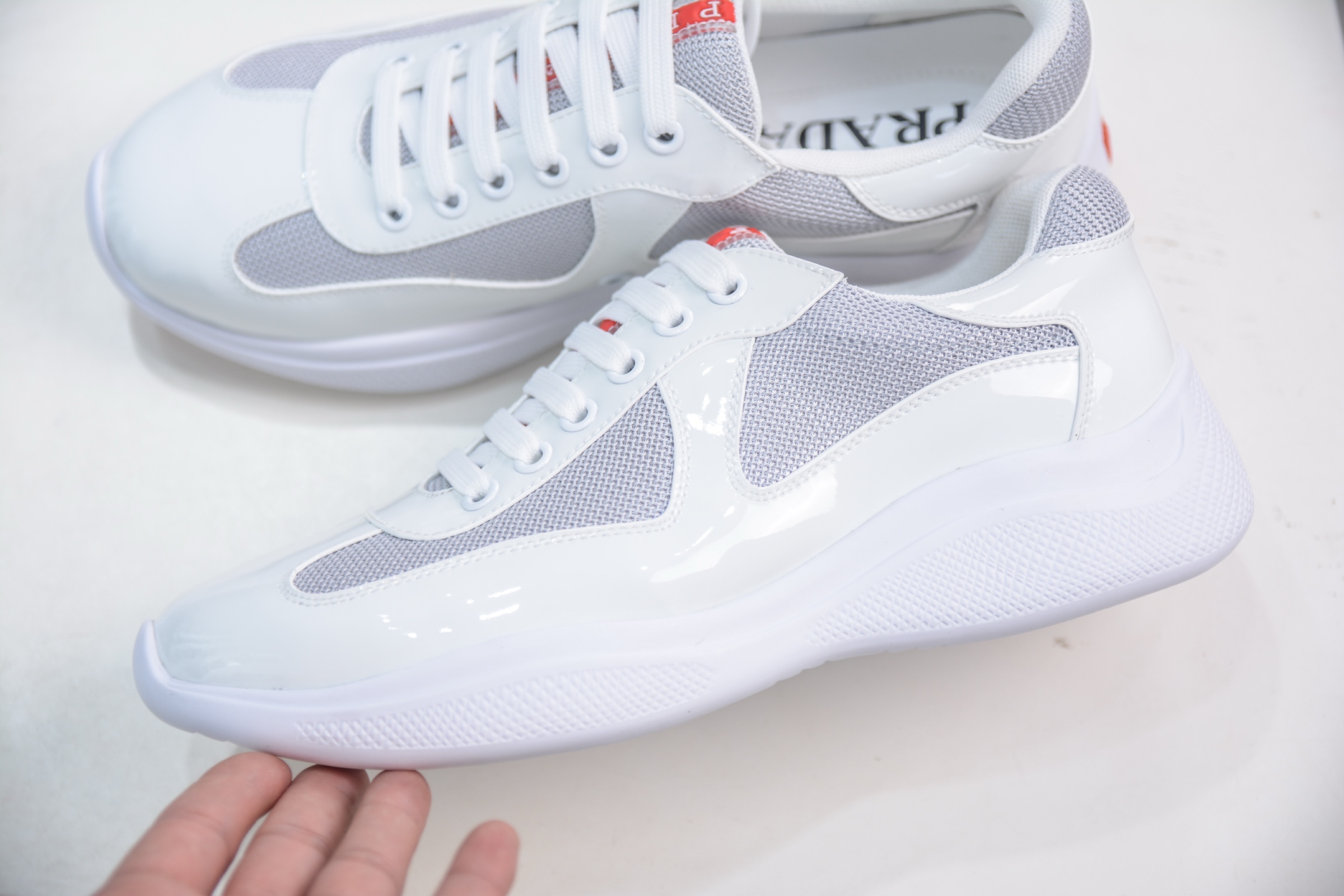 Prada Trainer Sneakers - Italian Leather, Comfortable Fit, Original Packaging 7 i1751295806079 9591 0 6
