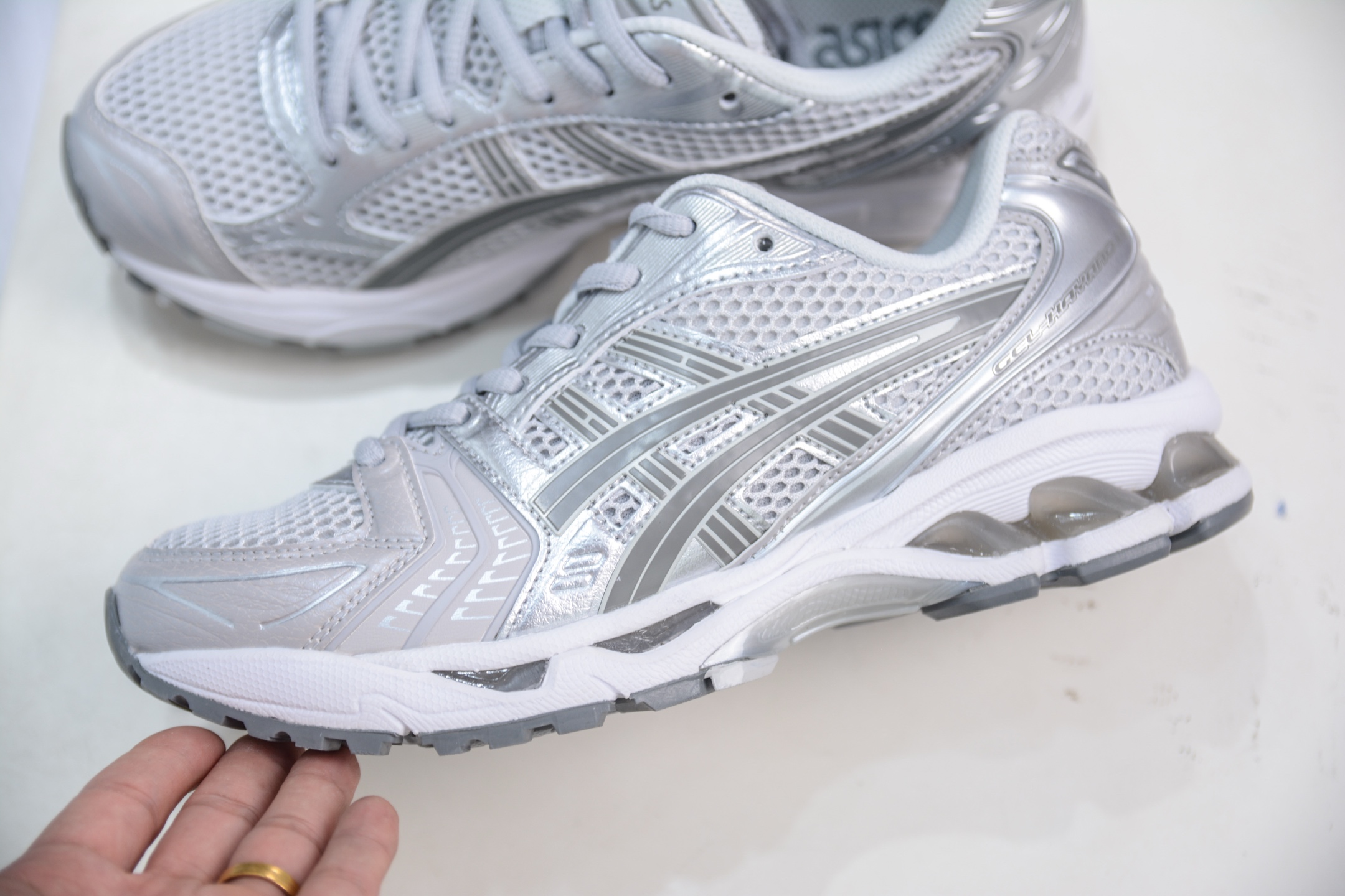 ASICS Gel Kayano 14 Running Shoes - Lightweight, Cushioned, Silver 8 i1751295992043 2120 0 6