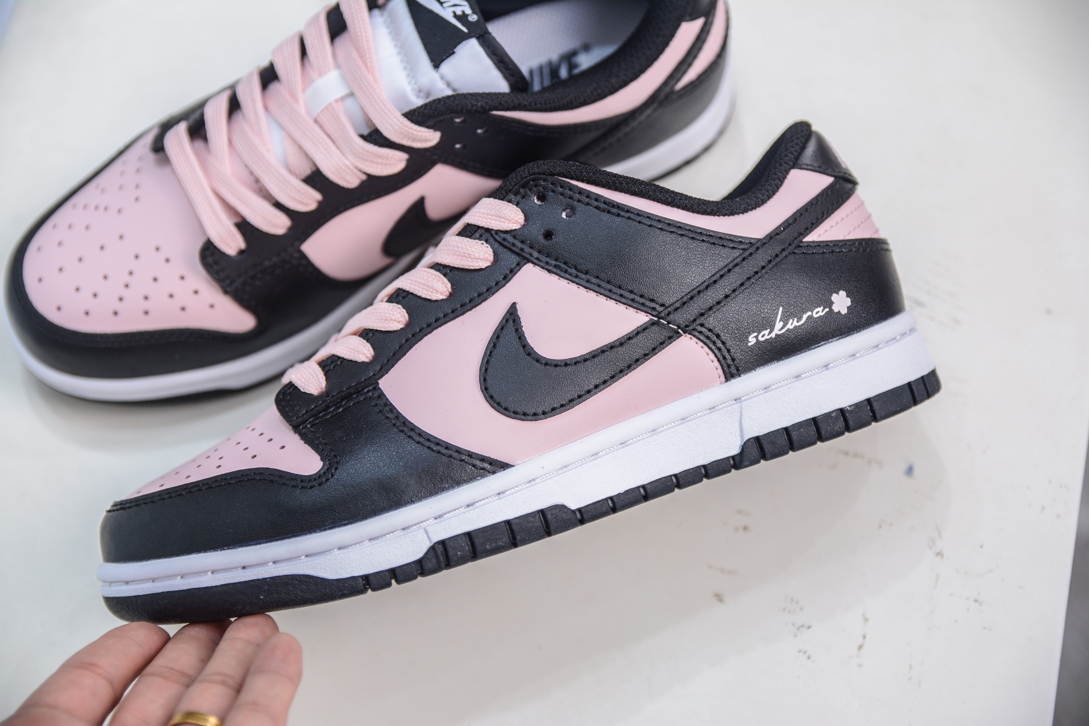 240 YC纯原 Nike Dunk Low 芝樱粉 黑粉 CW1590-100