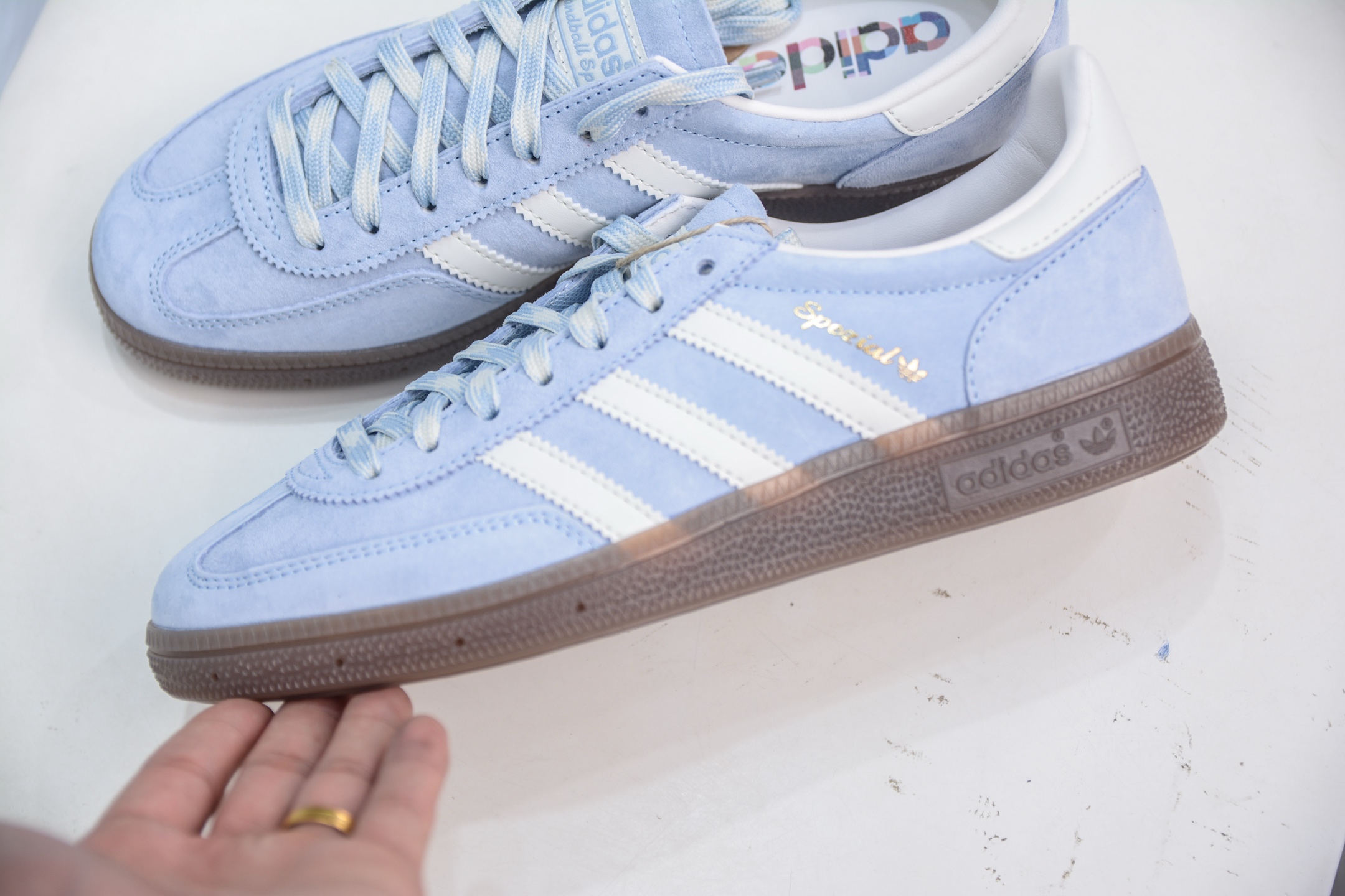 190 Ad Handball Spezial 阿迪达斯经典款反毛皮复古休闲板鞋 KI5933