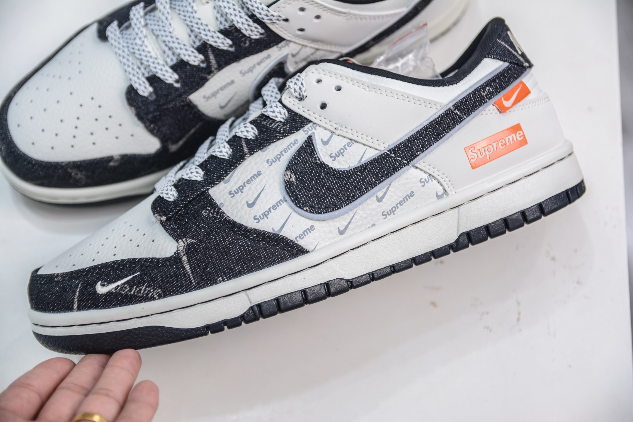 280 Nike SB Dunk Low x superme SUP联名-米白黑牛仔 SC9207-414-Chinese UA Cheap High Quatity Brand Clothes Bags handbags Sneakers wholesale wholesaler seller from China Factory suppliers Fashion Clothing Shoes best Quality Beautiful Price 280 Nike SB Dunk Low x superme SUP联名-米白黑牛仔 SC9207-414