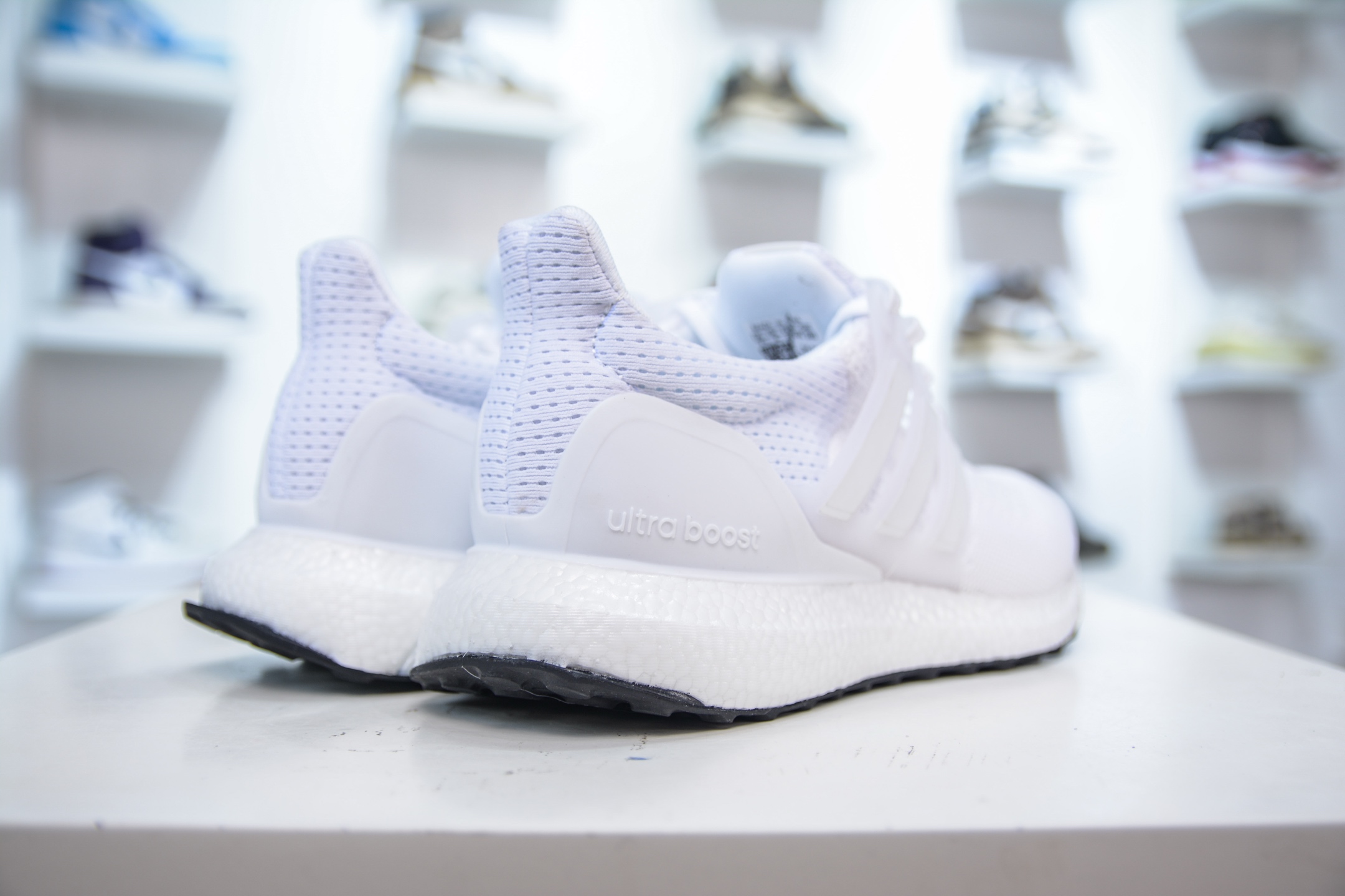 Adidas Ultraboost UB 1.0: Primeknit Upper, Boost Midsole, All White - HQ4202 7 i1751466437766 5986 0 5