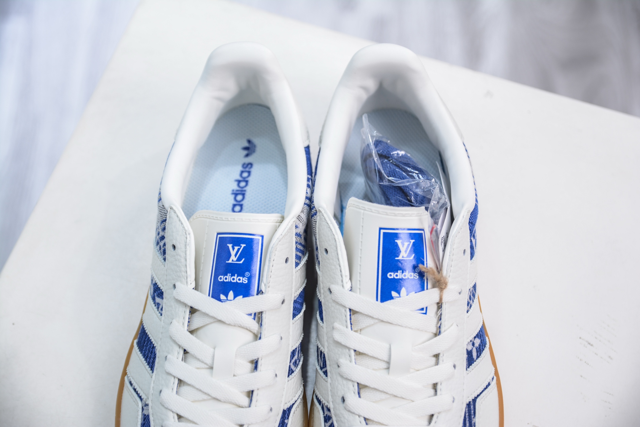 Adidas Samba OG x Louis Vuitton White Blue Denim Sneakers 9 i1751466512735 2378 0 7