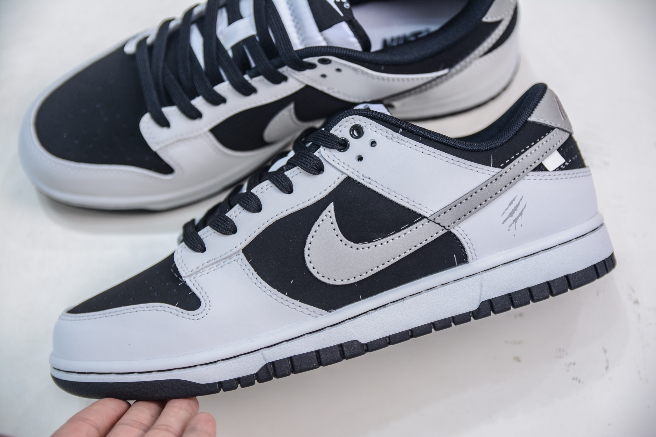 Nike Dunk Low 'Fog Grey/Black' Street Style Sneakers - WB0414 002 8 i1751466719252 7394 0 6