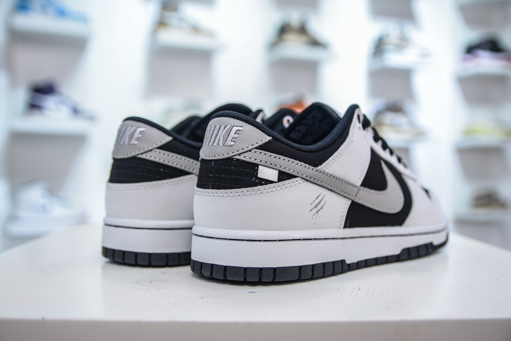 Nike Dunk Low 'Fog Grey/Black' Street Style Sneakers - WB0414 002 7 i1751466719315 3515 0 5