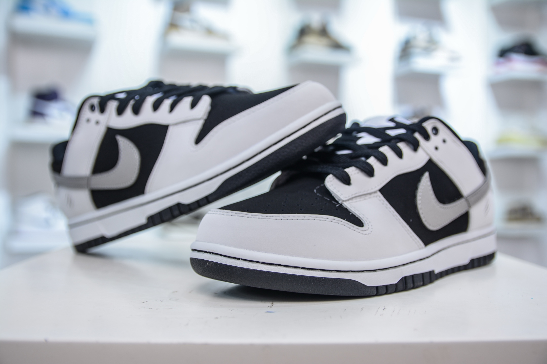 Nike Dunk Low 'Fog Grey/Black' Street Style Sneakers - WB0414 002 5 i1751466720566 9750 0 3