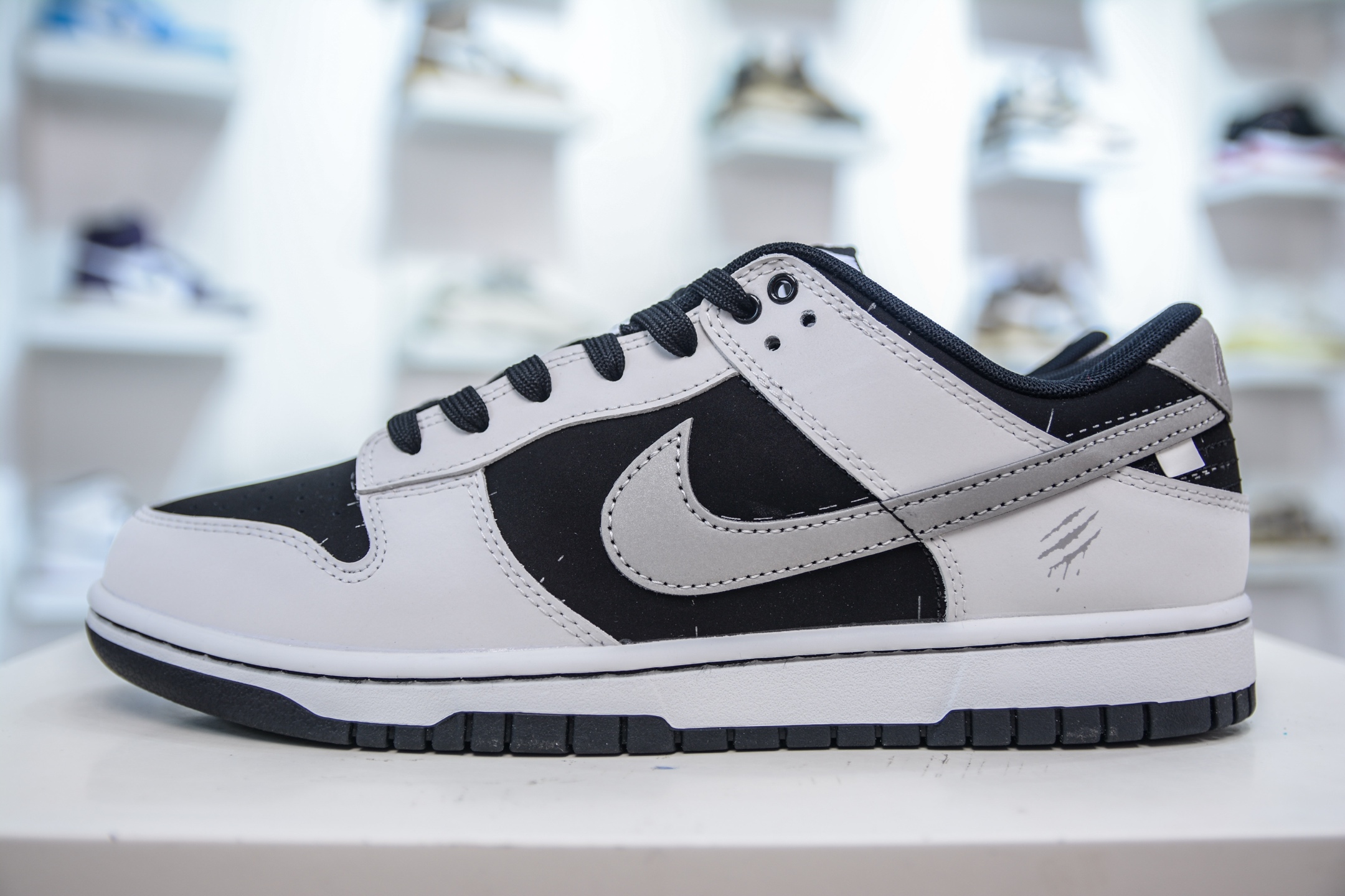 Nike Dunk Low 'Fog Grey/Black' Street Style Sneakers - WB0414 002 2 i1751466720577 178 0 0