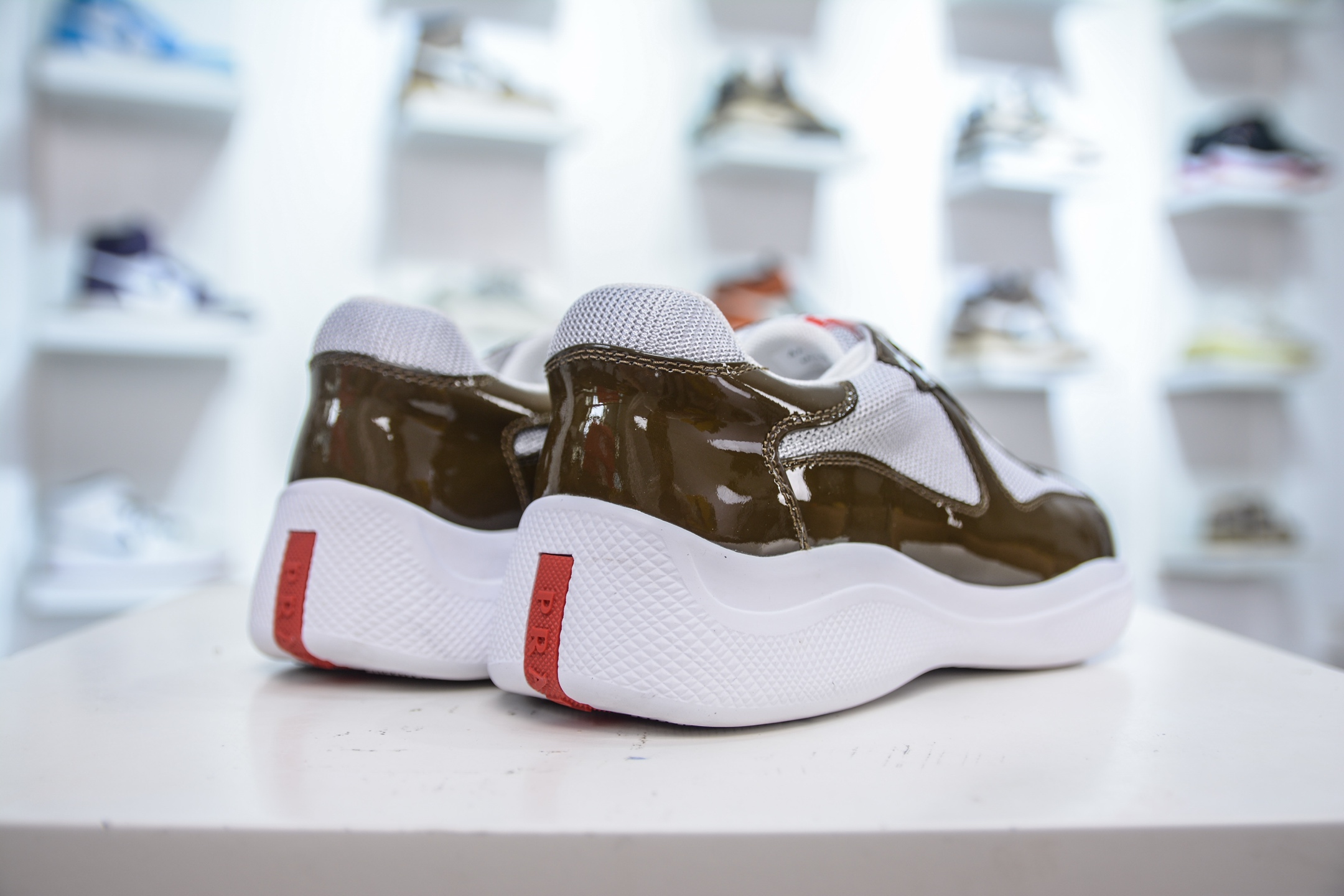 Prada Trainer Sneakers - Brown Leather & Mesh, Comfortable Fit & Stylish Design 7 i1751467777043 880 0 5