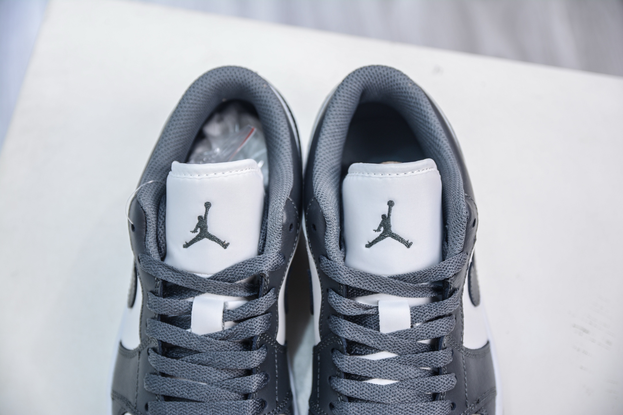 Air Jordan 1 Low Grey White Casual Sneakers, Premium Leather, Comfortable Fit 8 i1751467838731 8497 0 7