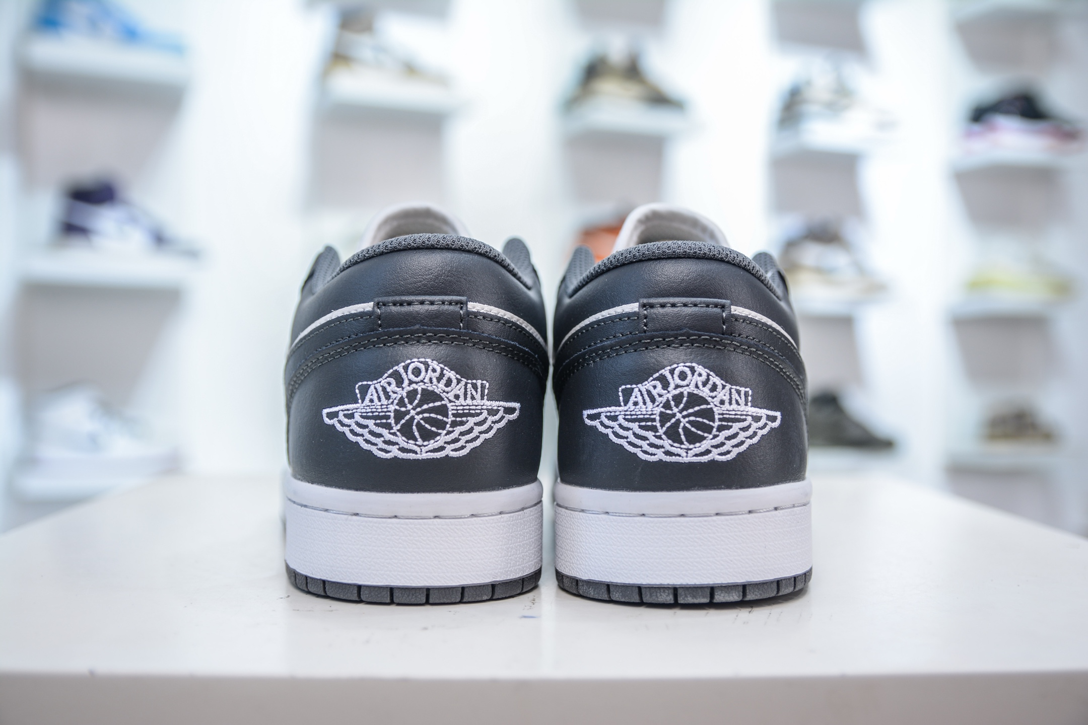Air Jordan 1 Low Grey White Casual Sneakers, Premium Leather, Comfortable Fit 2 i1751467838790 2908 0 1