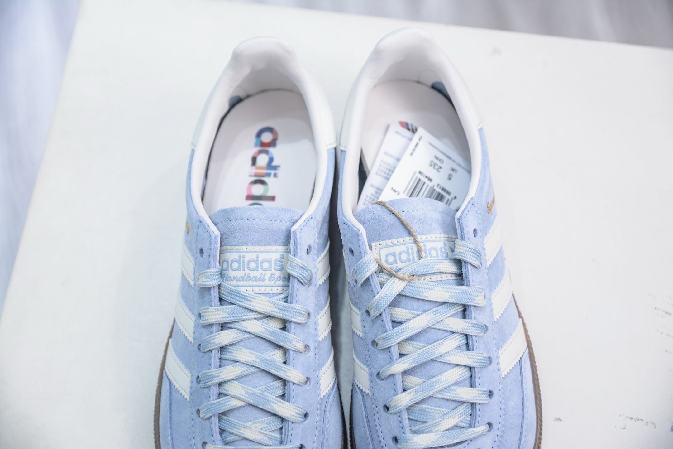Adidas Originals Handball SPZL Light Blue Casual Sneakers - Retro Style 8 i1751467903673 9518 0 7