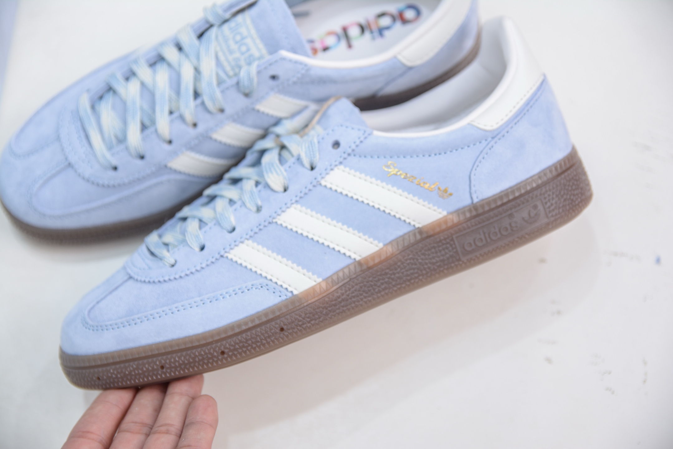 Adidas Originals Handball SPZL Light Blue Casual Sneakers - Retro Style 7 i1751467903722 3897 0 6
