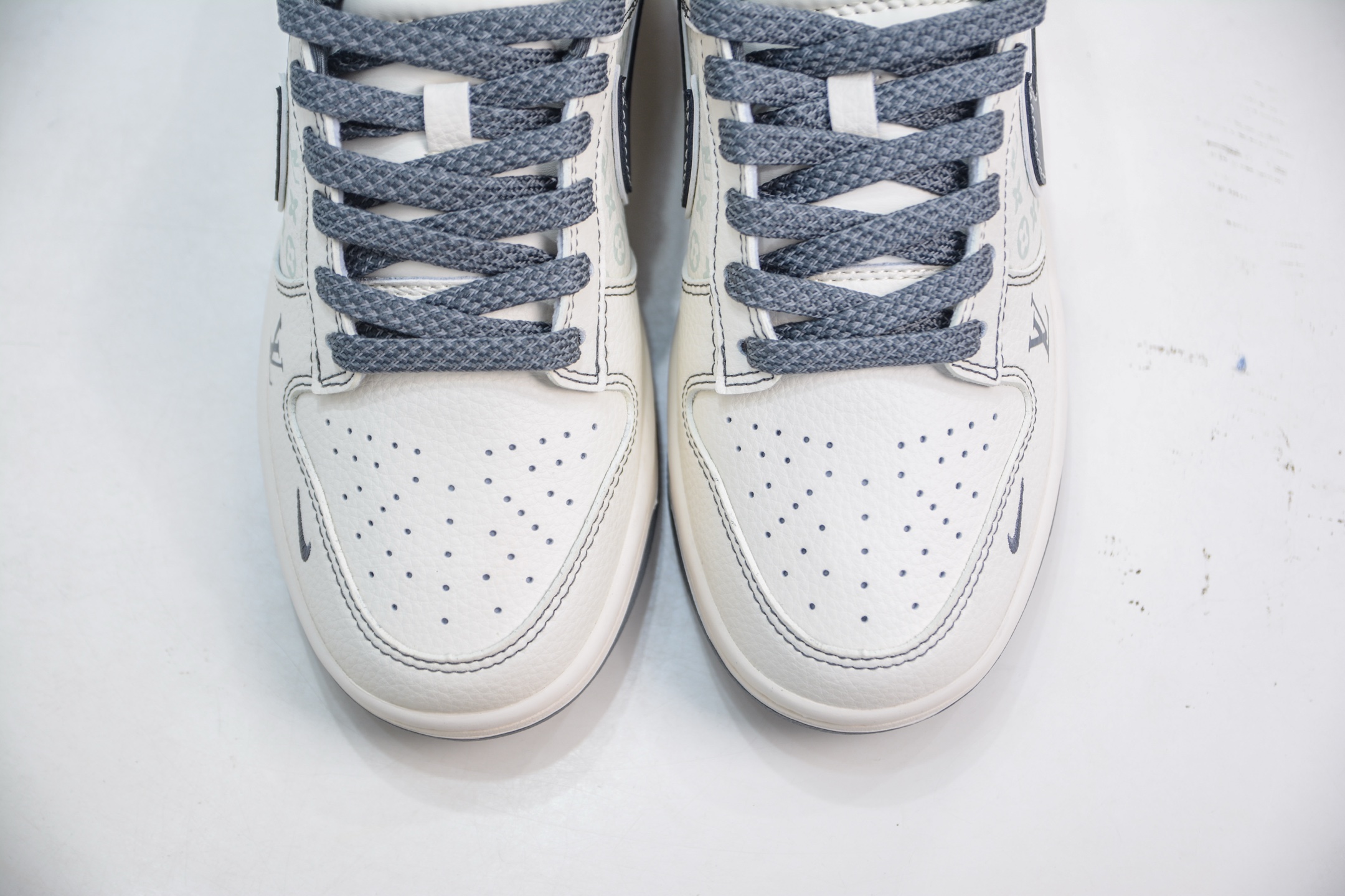 Louis Vuitton x Nike Dunk Low Sneakers - Cream/Gray, Premium Quality, All Sizes 10 i1751637793639 5898 0 8
