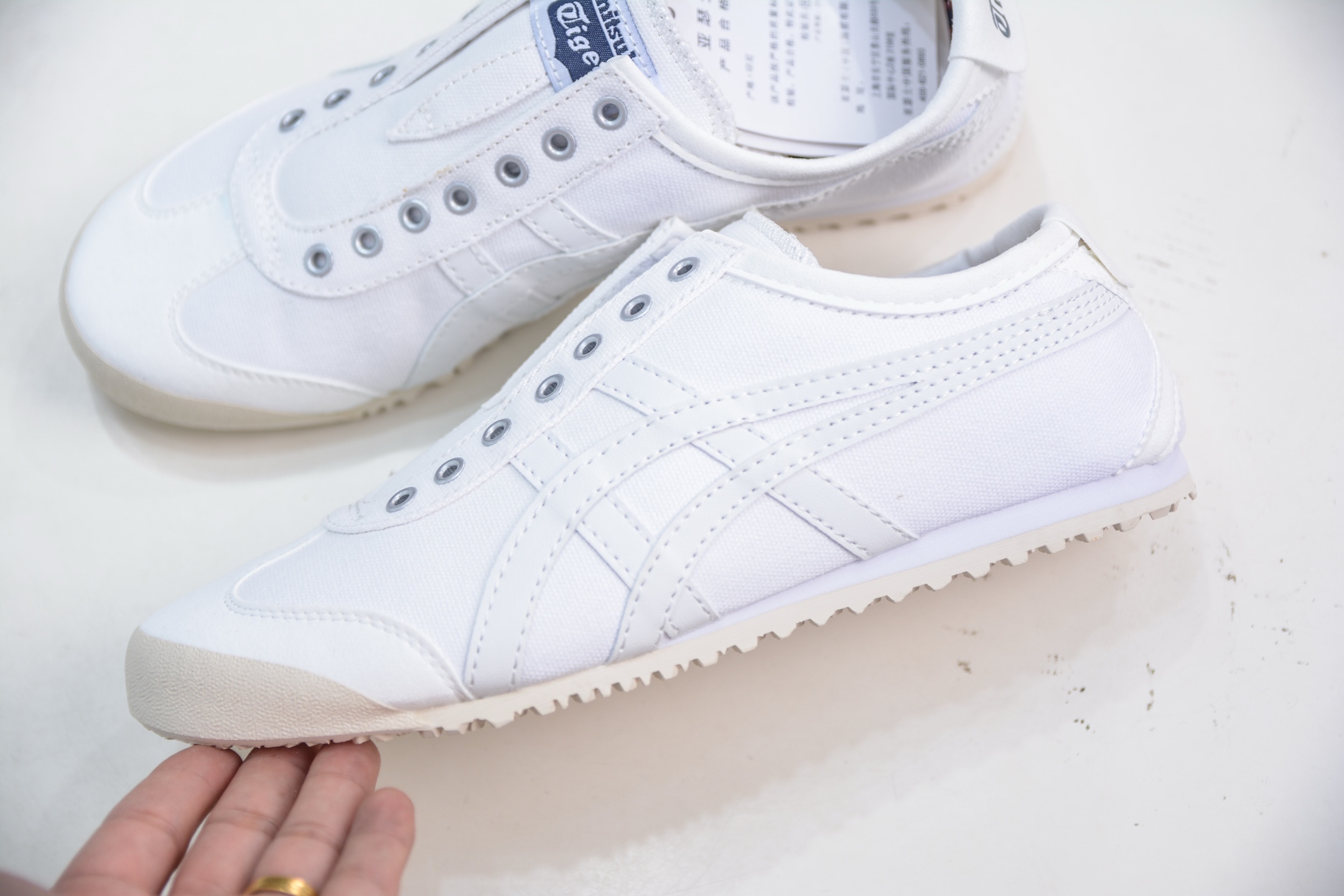Asics Onitsuka Tiger Mexico 66 VIN All White Casual Shoes 8 i1751638432654 686 0 6