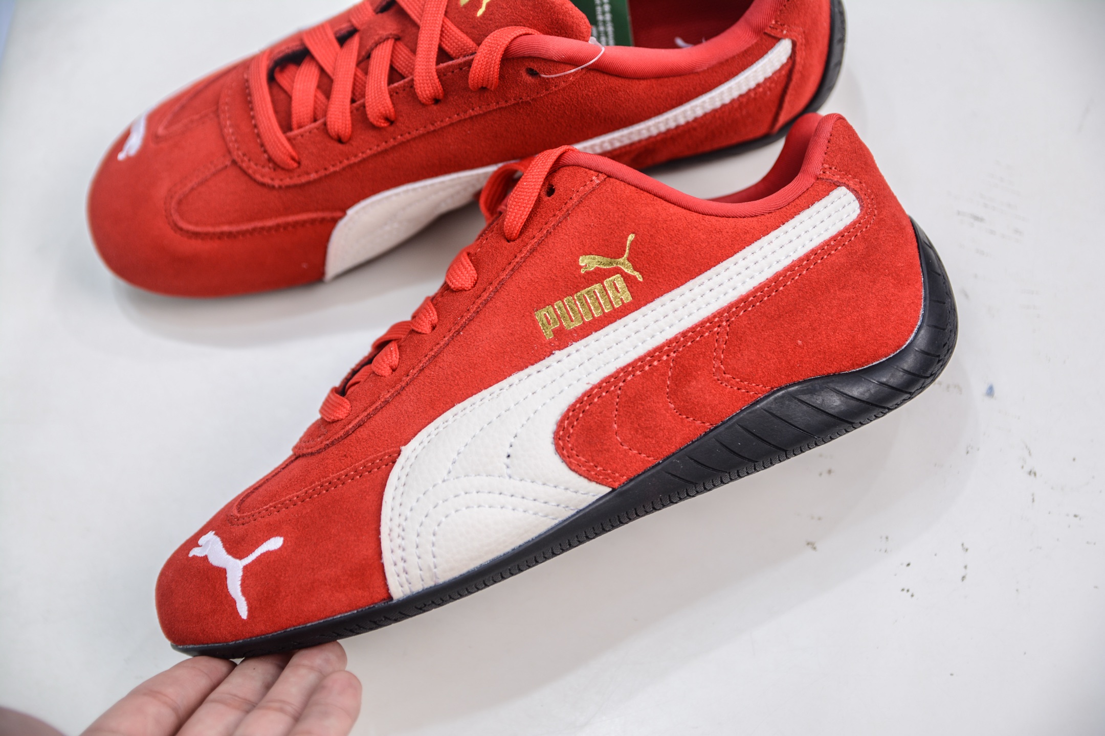200 X版纯原 PUMA Speedcat OG 百搭单品 PUMA Speedcat OG 舒适运动 防滑轻便 低帮 生活休闲鞋 406329-02