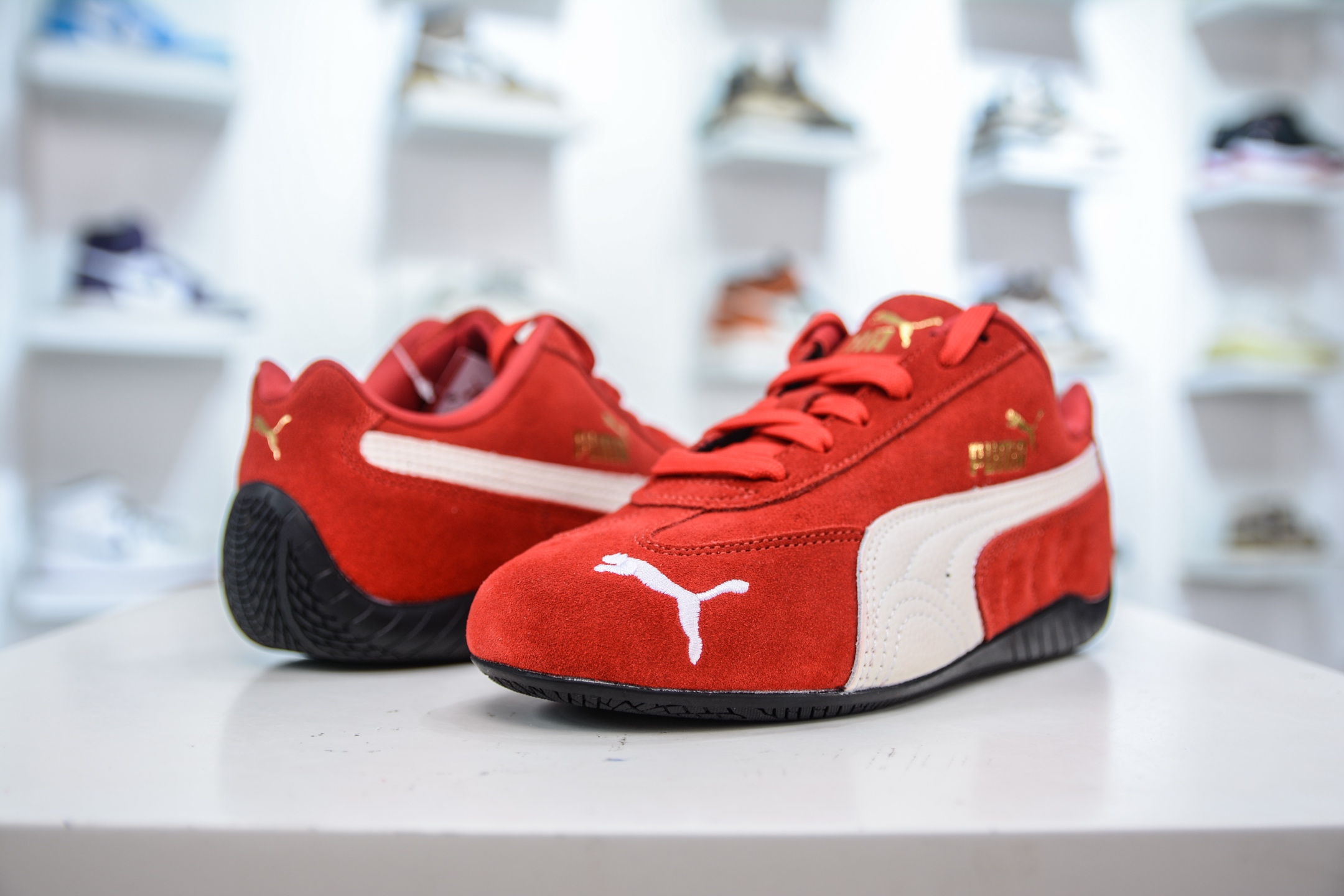200 X版纯原 PUMA Speedcat OG 百搭单品 PUMA Speedcat OG 舒适运动 防滑轻便 低帮 生活休闲鞋 406329-02