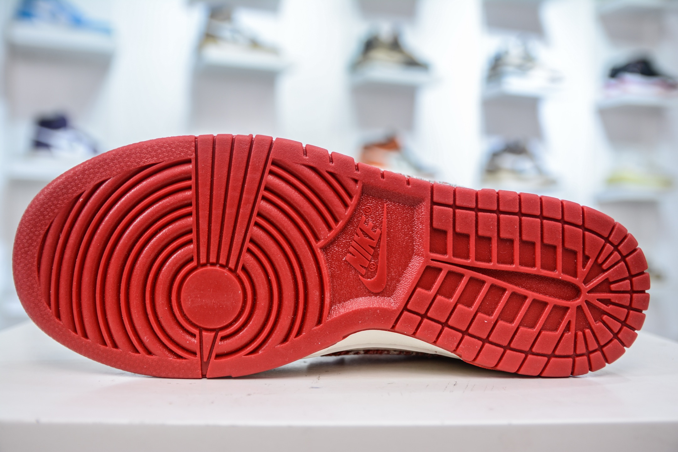 Nike SB Dunk Low x superme SUP联名-白灰红牛仔 SC9207-417