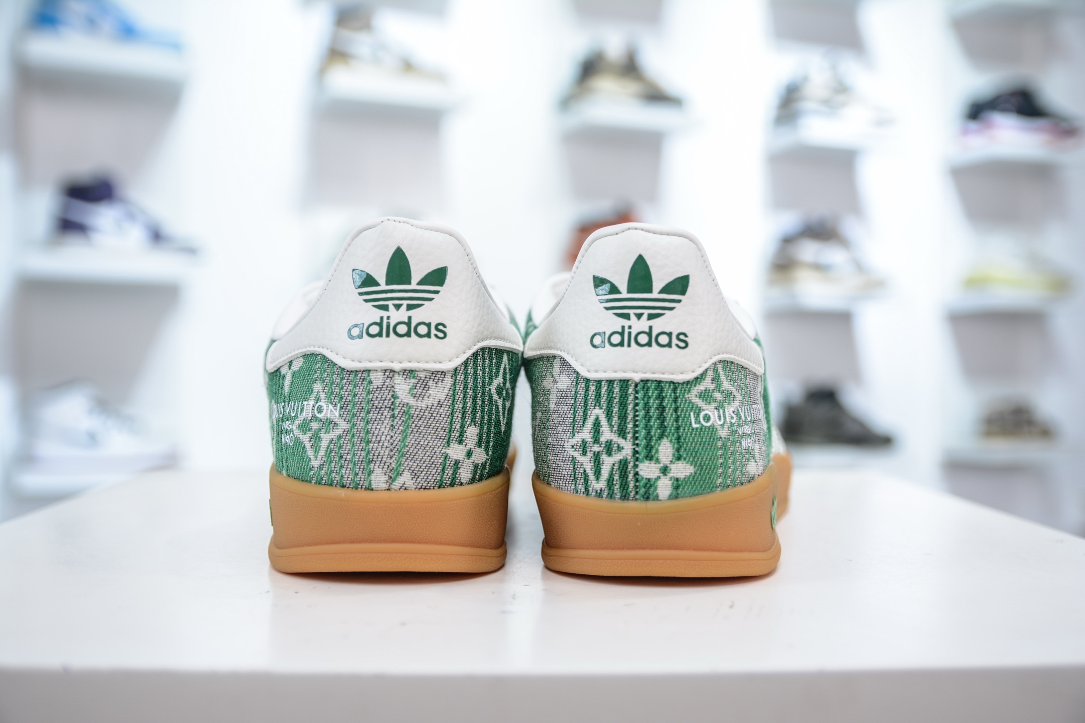Adidas Samba OG x Louis Vuitton White Green Collaboration Shoes 3 i1751900891989 9951 0 1