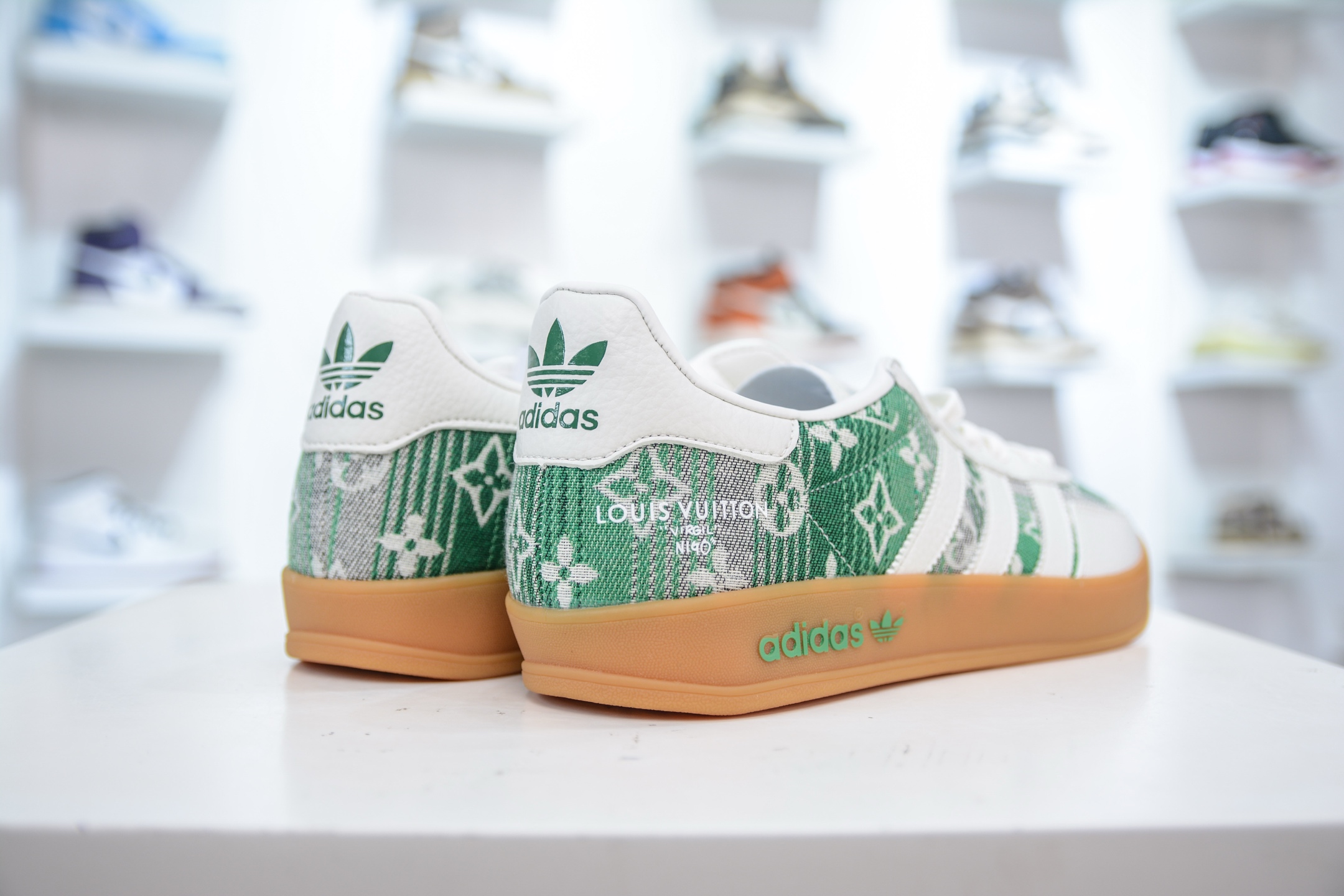 Adidas Samba OG x Louis Vuitton White Green Collaboration Shoes 7 i1751900892001 5342 0 5