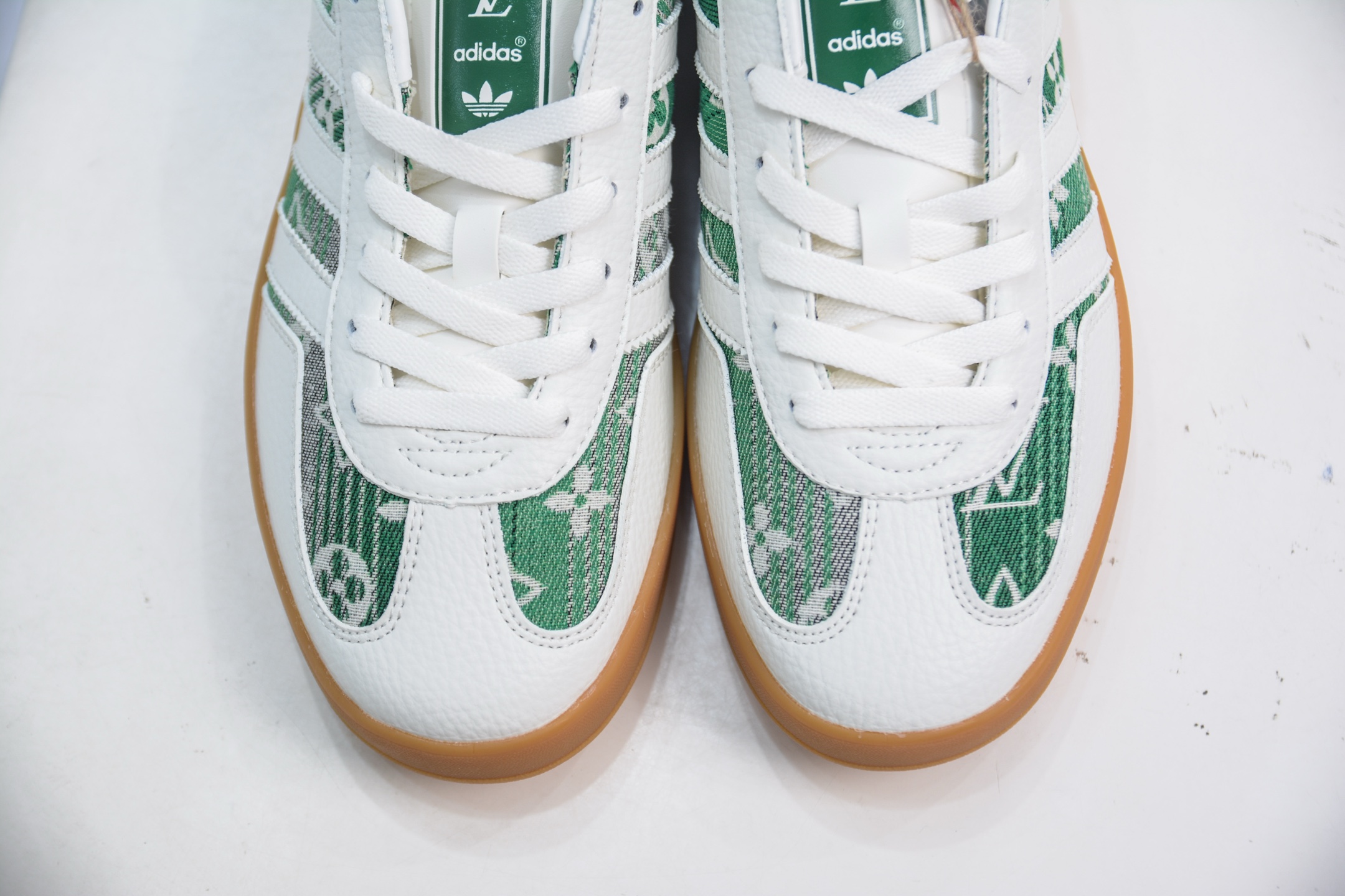 Adidas Samba OG x Louis Vuitton White Green Collaboration Shoes 10 i1751900894435 1888 0 8