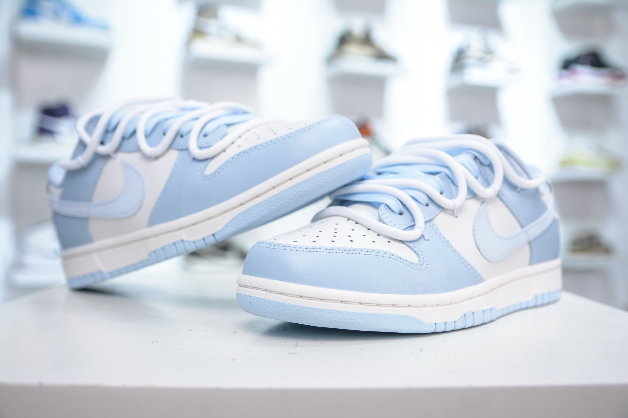 YC纯原 Nike Dunk Low 洛水 白蓝绑带 BW0510-060