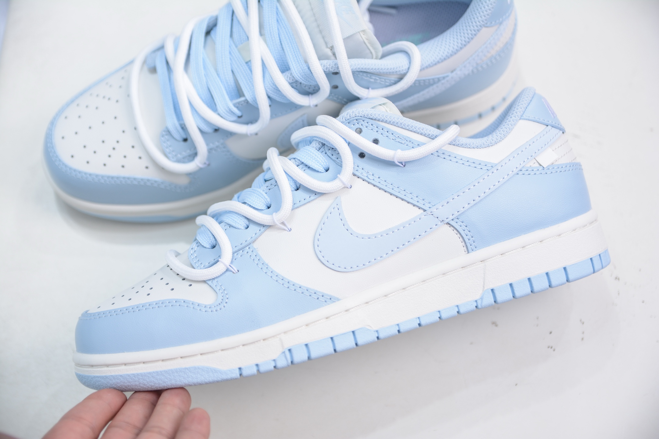 YC纯原 Nike Dunk Low 洛水 白蓝绑带 BW0510-060