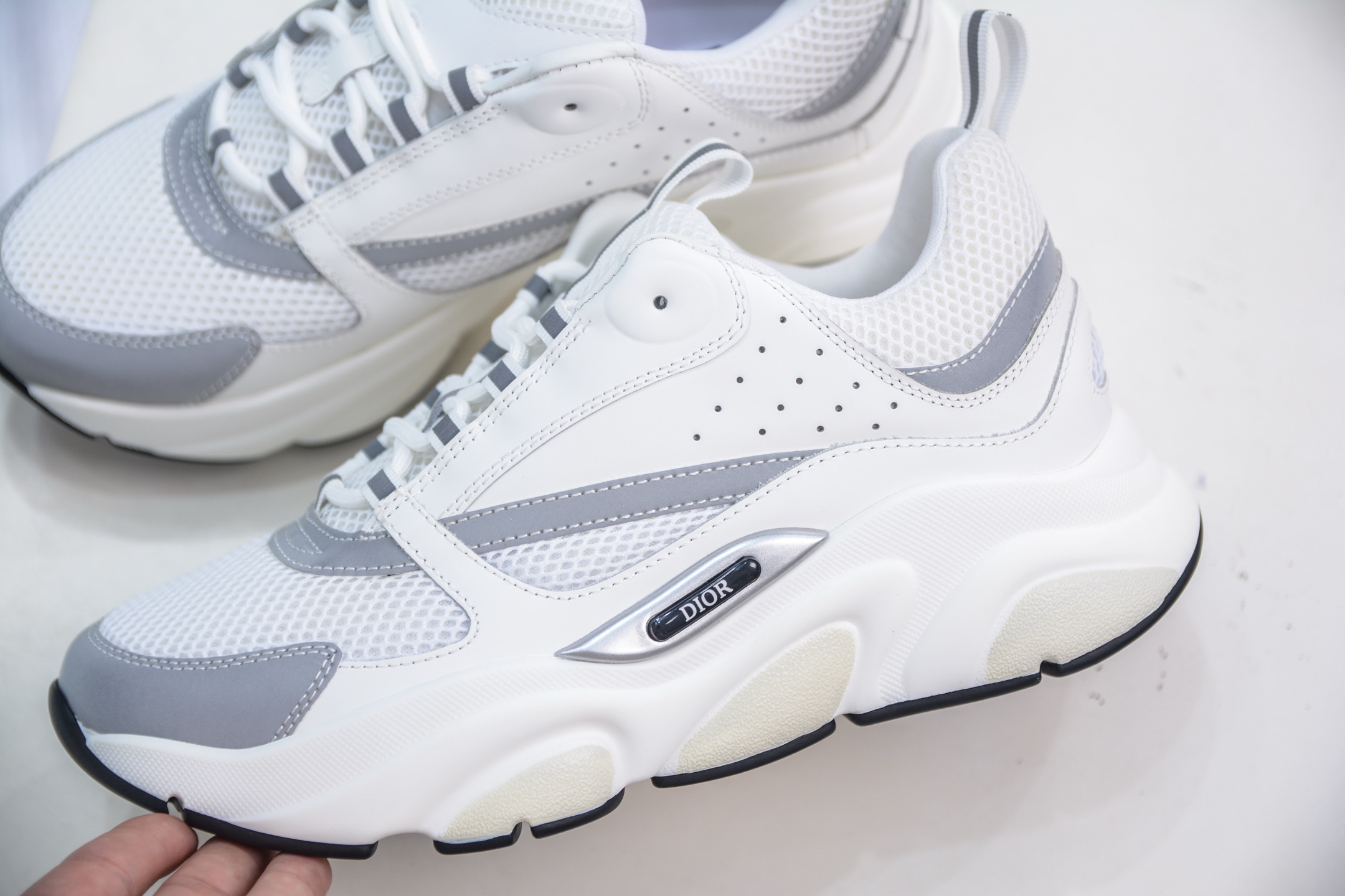 Dior Homme B22 Trainer Sneaker系列复古厚底老爹风休闲运动慢跑鞋