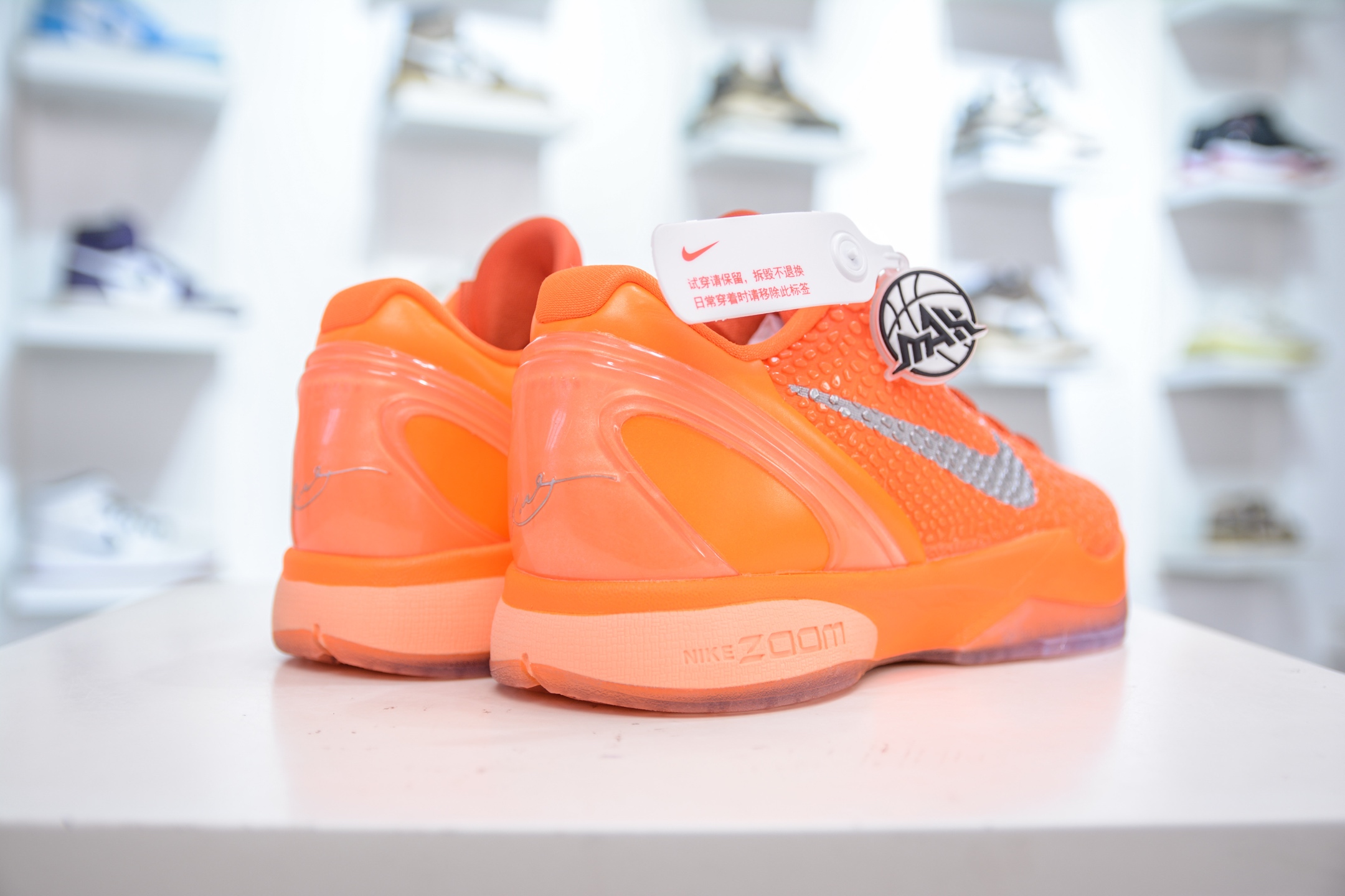 灭世版纯原 NK Zoom Kobe 6 Protro 科比六代 橙银色 IH1871-800