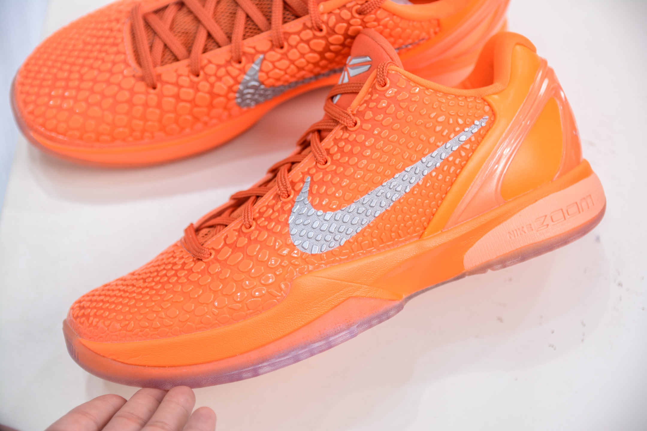灭世版纯原 NK Zoom Kobe 6 Protro 科比六代 橙银色 IH1871-800