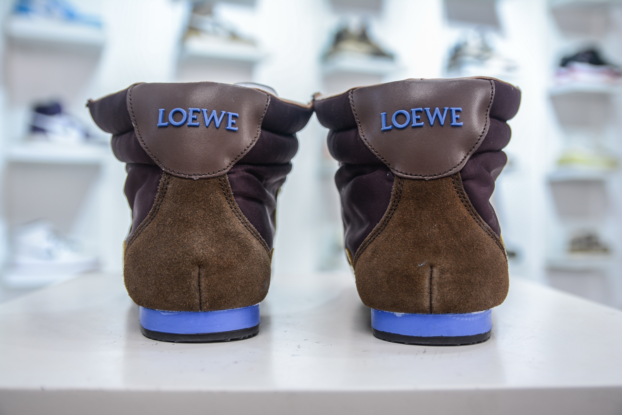 Loewe Ballet Runner 2.0系列罗意威 高帮 阿甘复古风德训薄底百搭休闲运动鞋