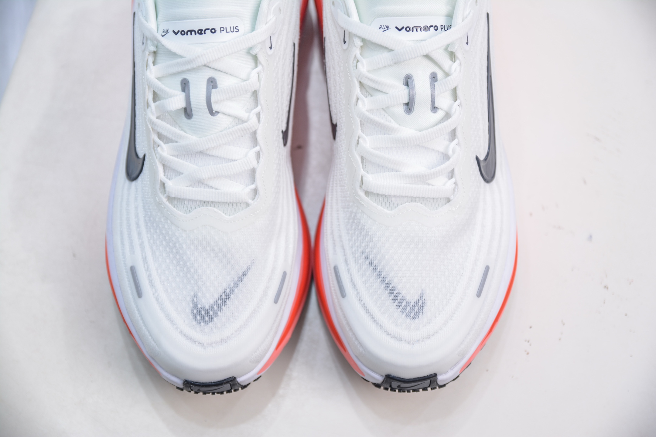 Nike Air Zoom Vomero Plus Running Shoes - White/Orange, HV8150-100 10 i1752071862462 2856 0 8