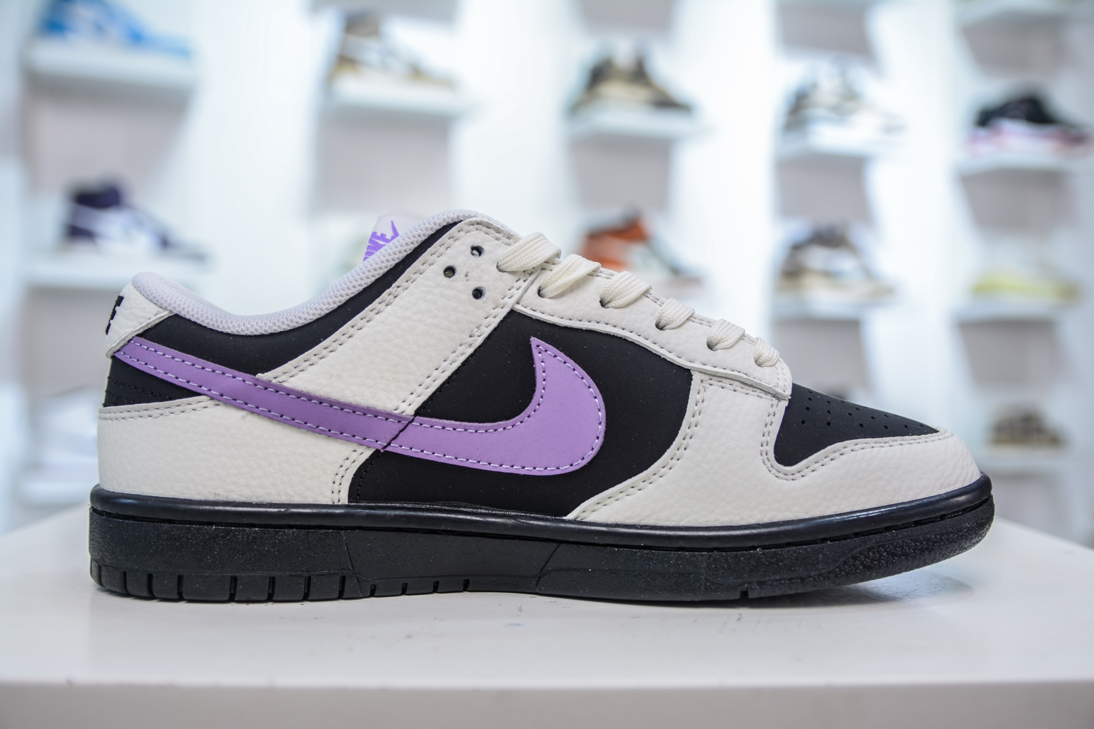 Nike SB Dunk Low White Black Purple Shoes, First Layer Material, Clean Cut 3 i1752073006276 7458 0 2