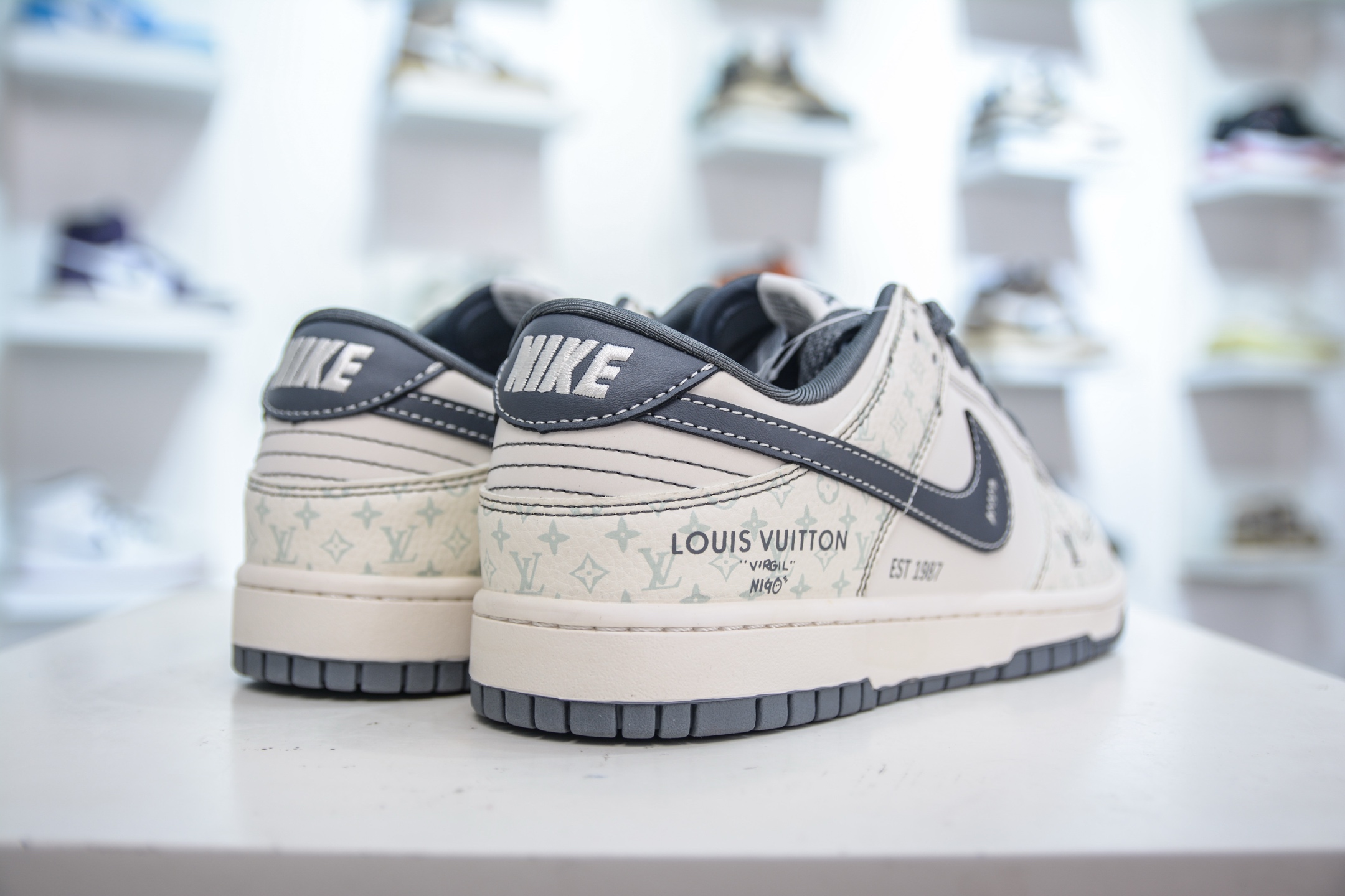 Nike SB Dunk Low x Louis Vuitton LV联名-白灰 YX5066-366