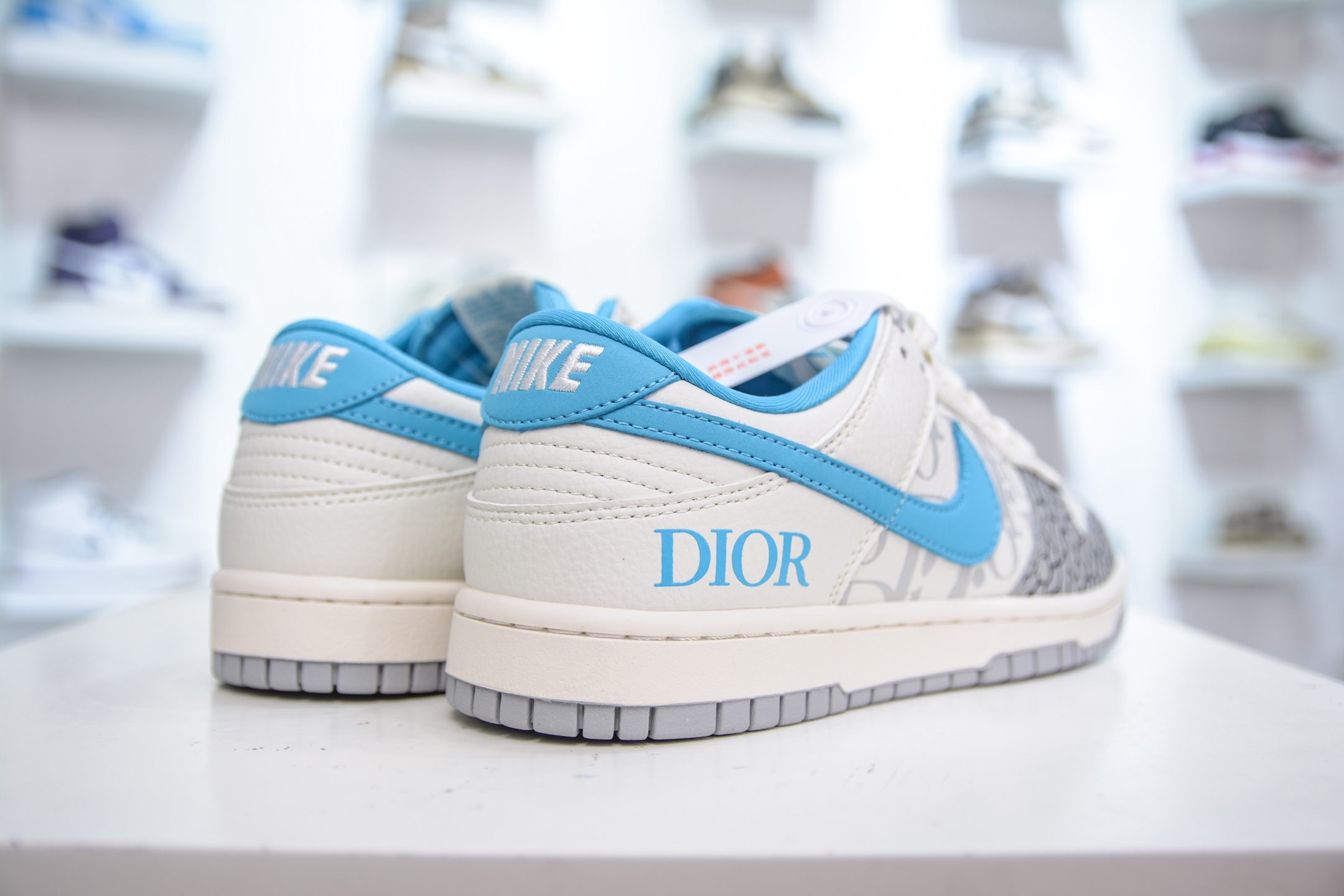 Nike SB Dunk Low x DIOR 迪奥联名-白灰蓝裂纹 XD1588-223
