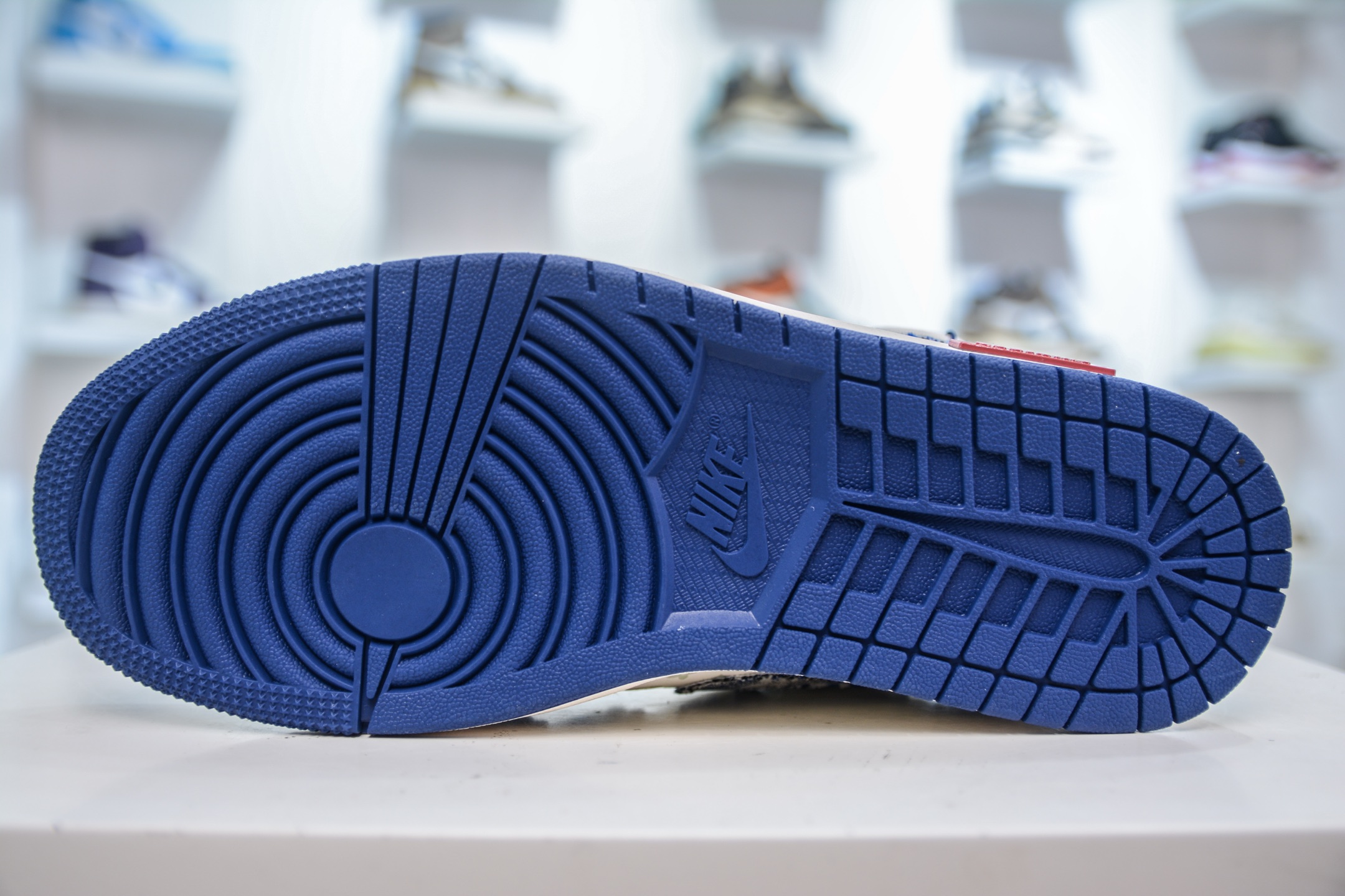 Air Jordan 1 Retro Low x Louis Vuitton x Supreme SUP LV联名-白灰蓝牛仔绑带 YX5066-373