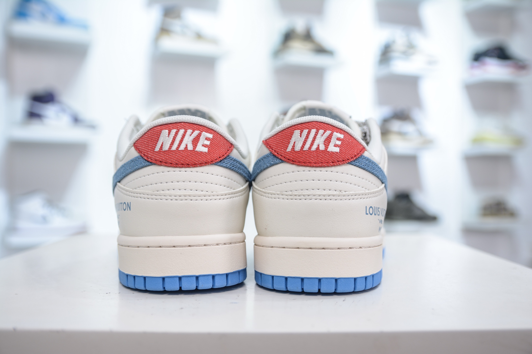 Nike SB Dunk Low x Louis Vuitton LV联名-白蓝 SM6668-101