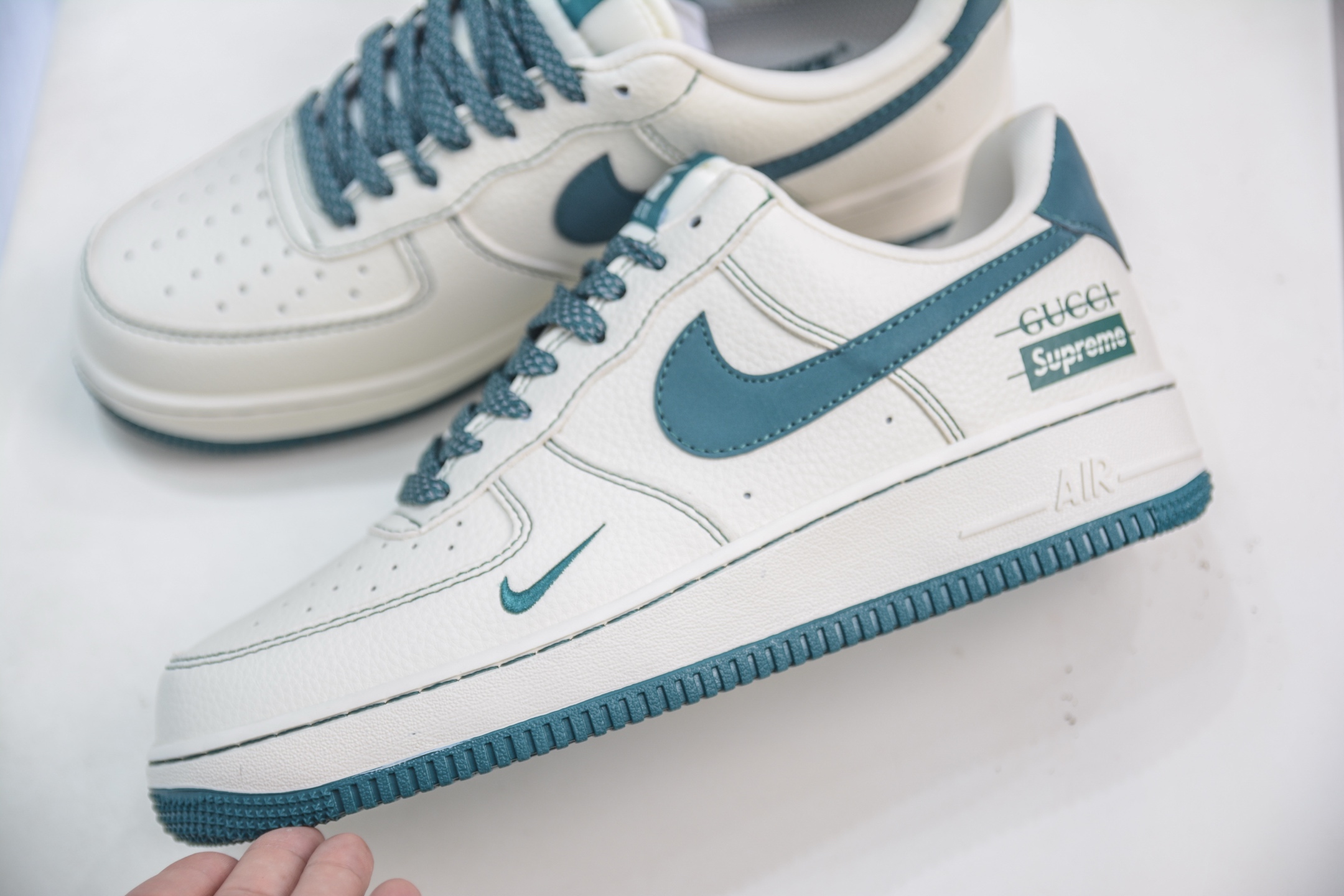 Supreme x Gucci x NIke Air Force 1 SUP古驰联名-湖水蓝 KJ1688-005