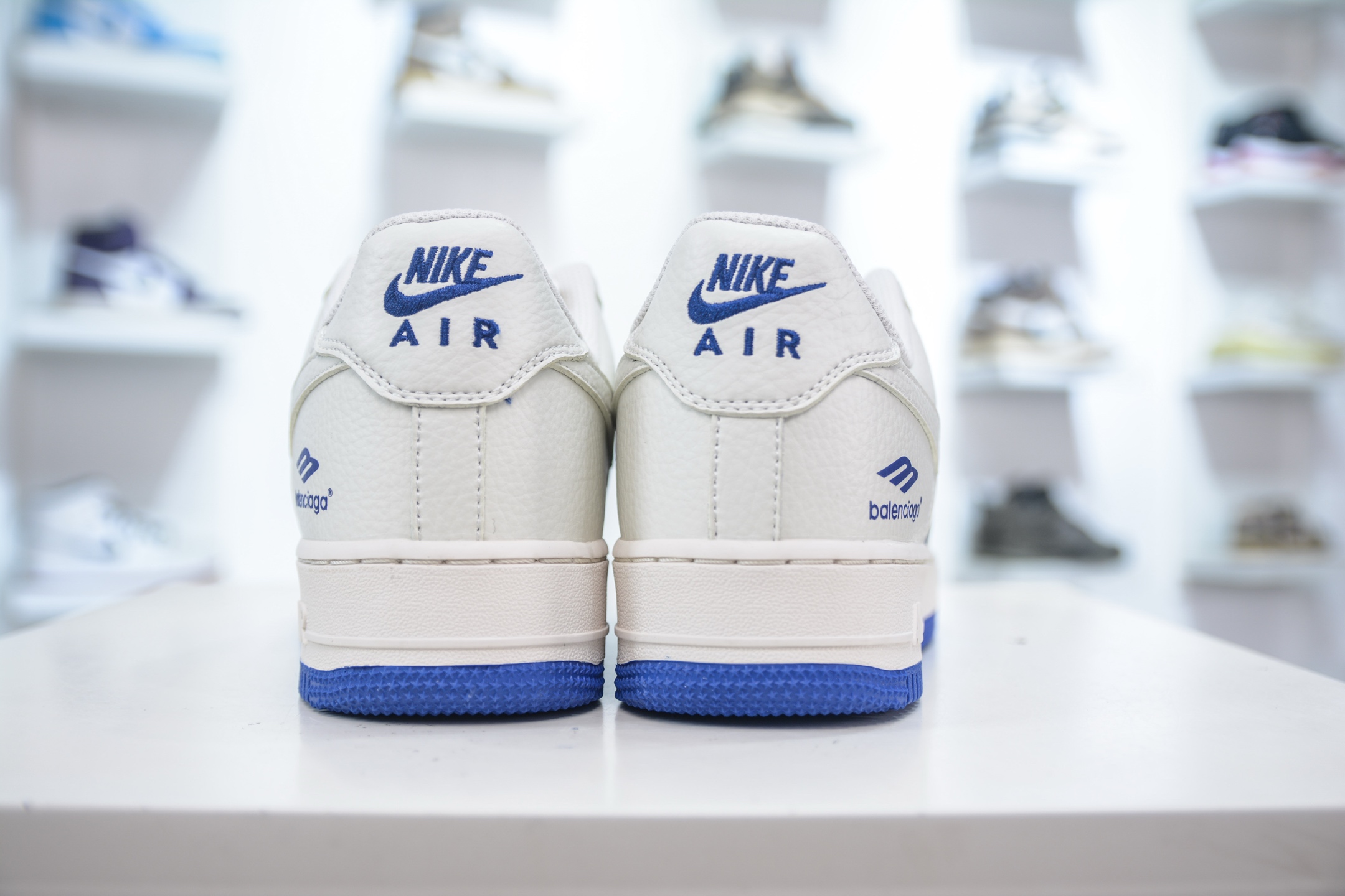 Nike Air Force 1 Low 07 x Balenciaga 巴黎世家联名-白蓝 KX2532-501